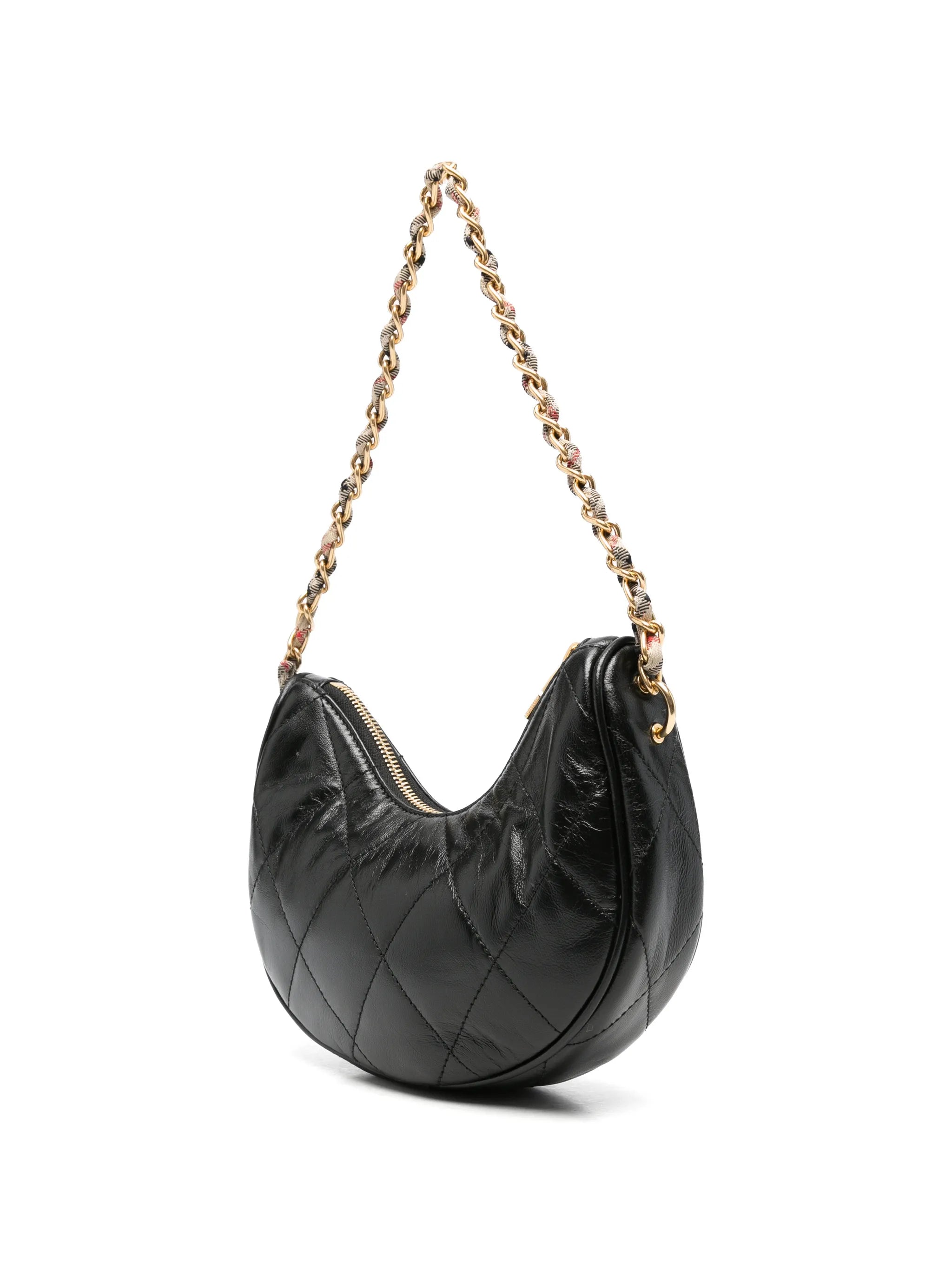 Horshoe quilted leather crossbody bag
