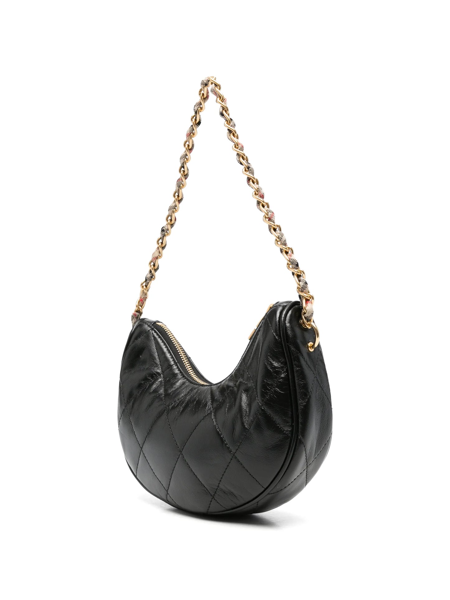Horshoe quilted leather crossbody bag