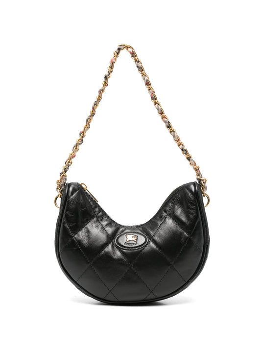 Horshoe quilted leather crossbody bag