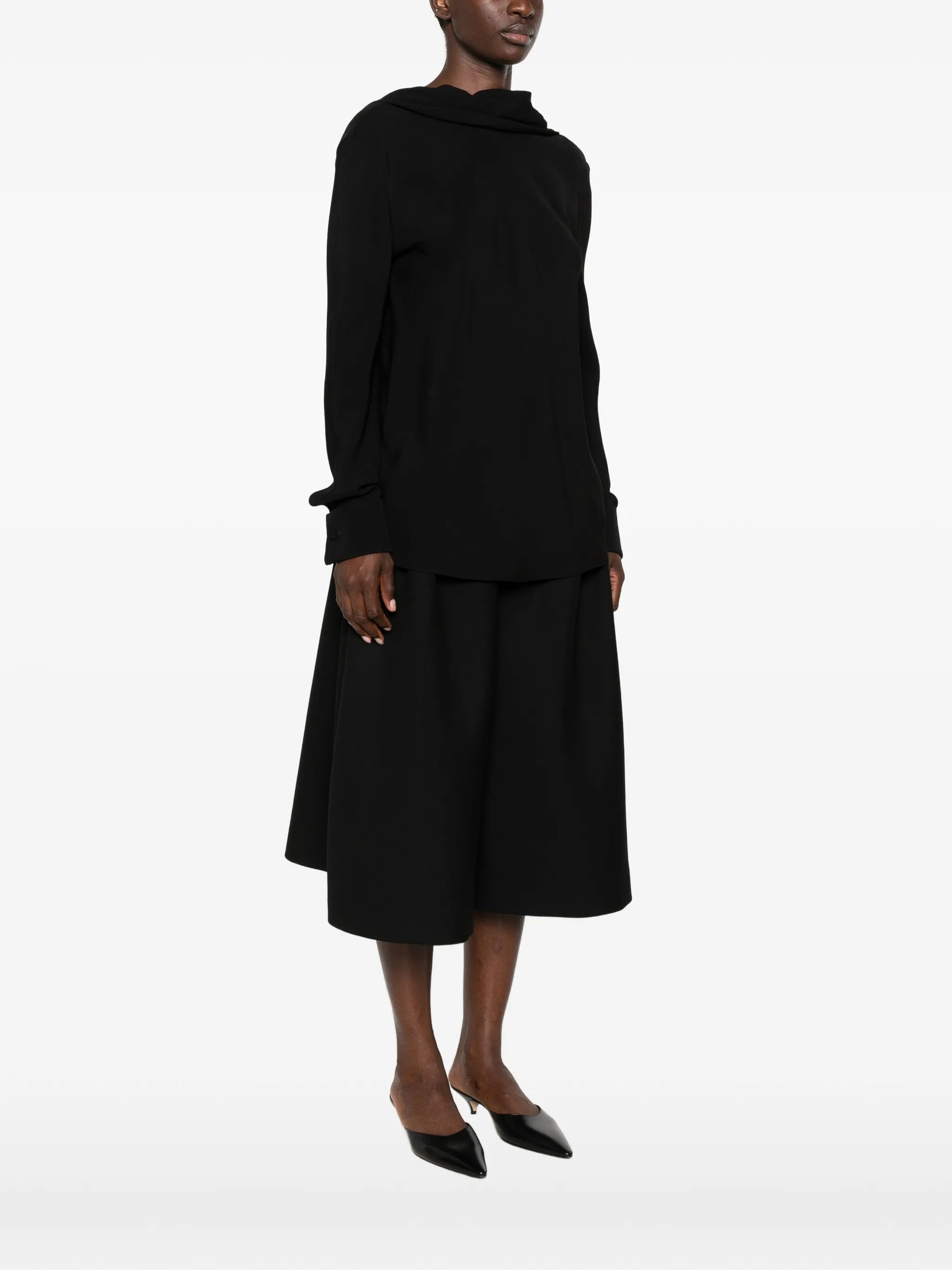 Evo long-sleeve blouse