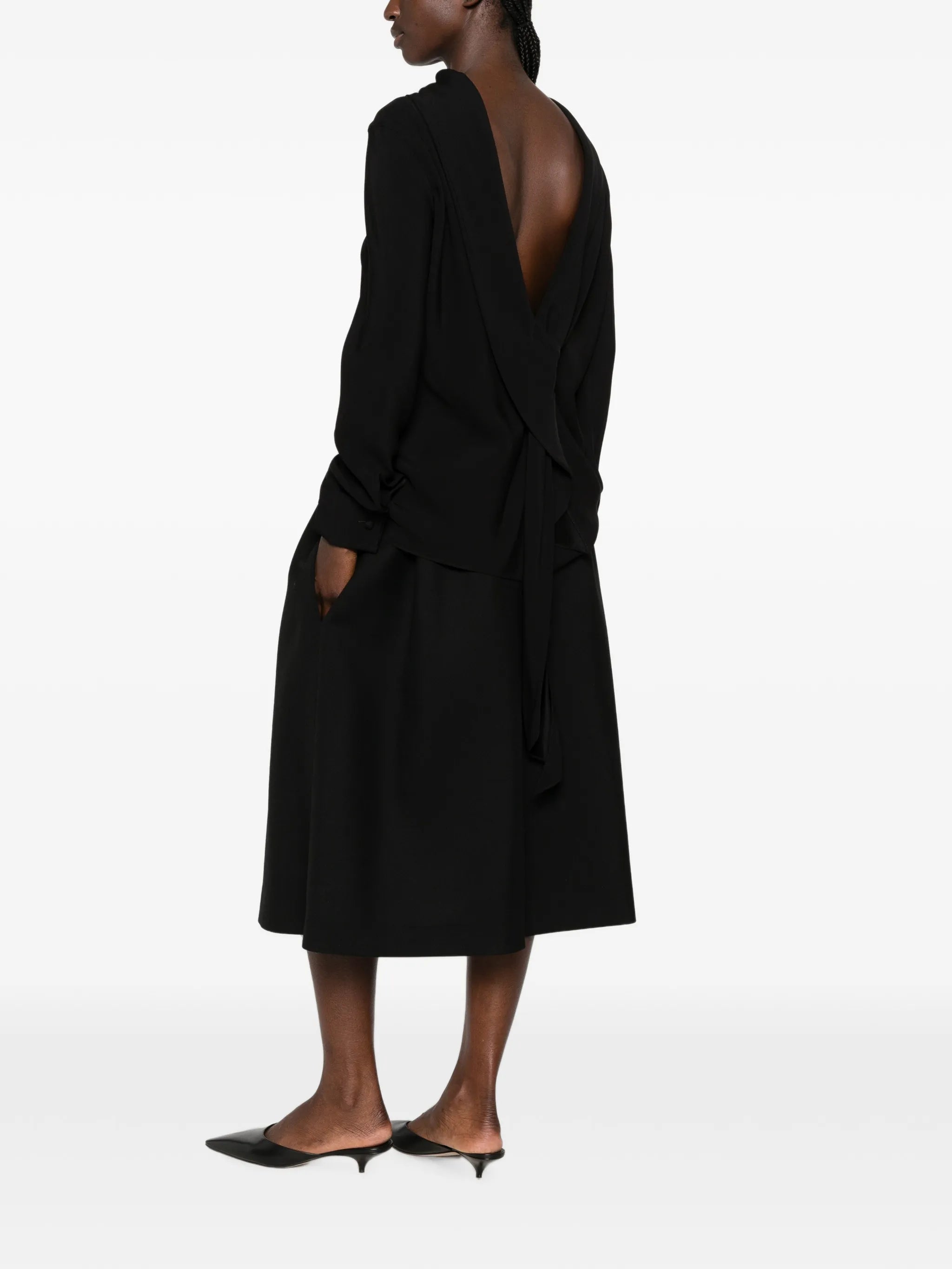 Evo long-sleeve blouse