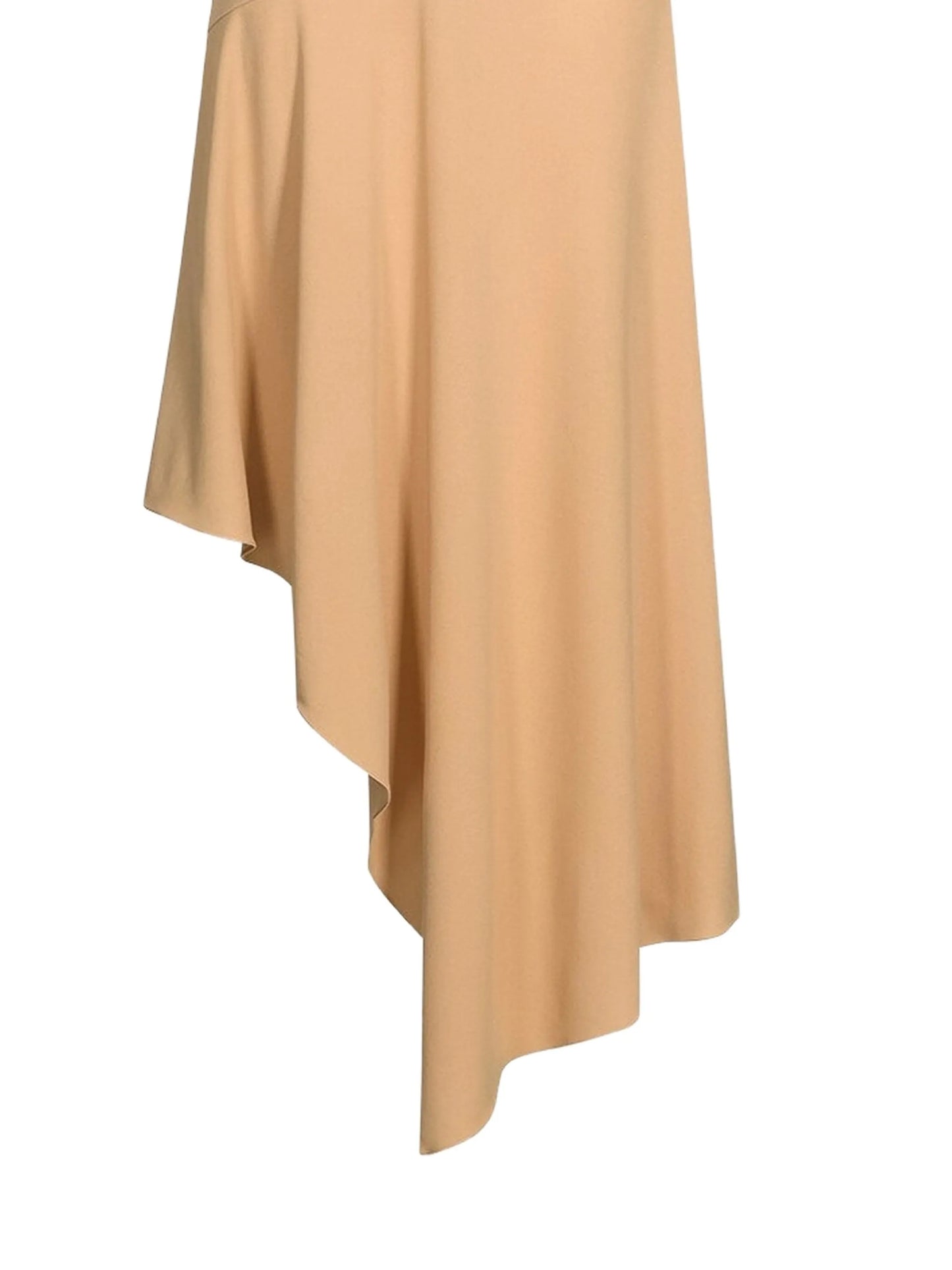 backless asymmetric midi dress
