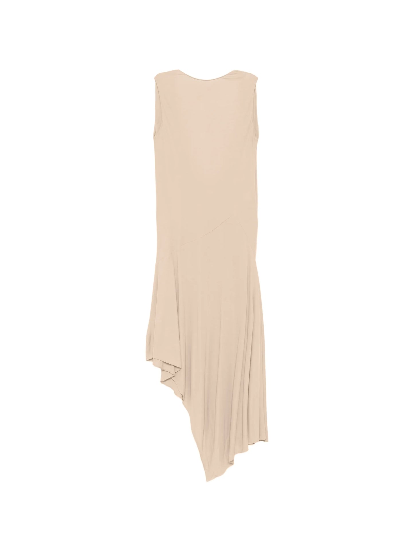 backless asymmetric midi dress