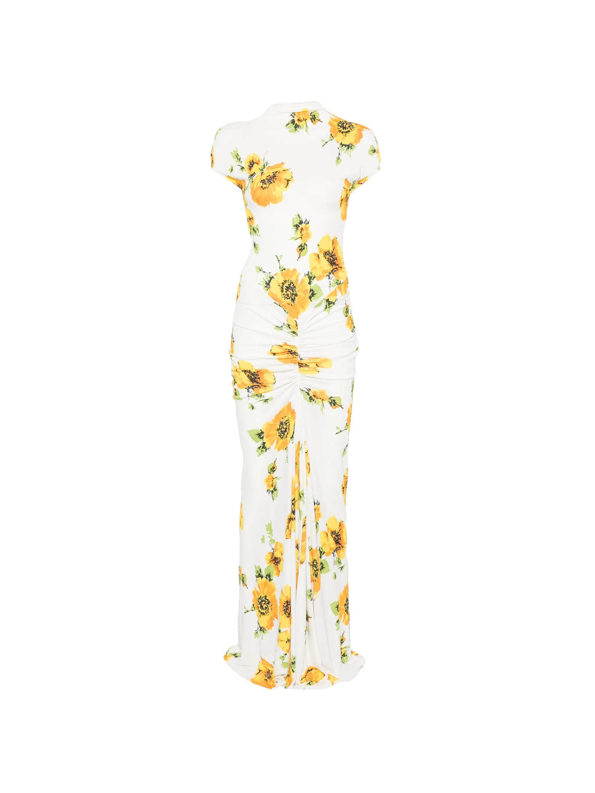 floral-print maxi dress
