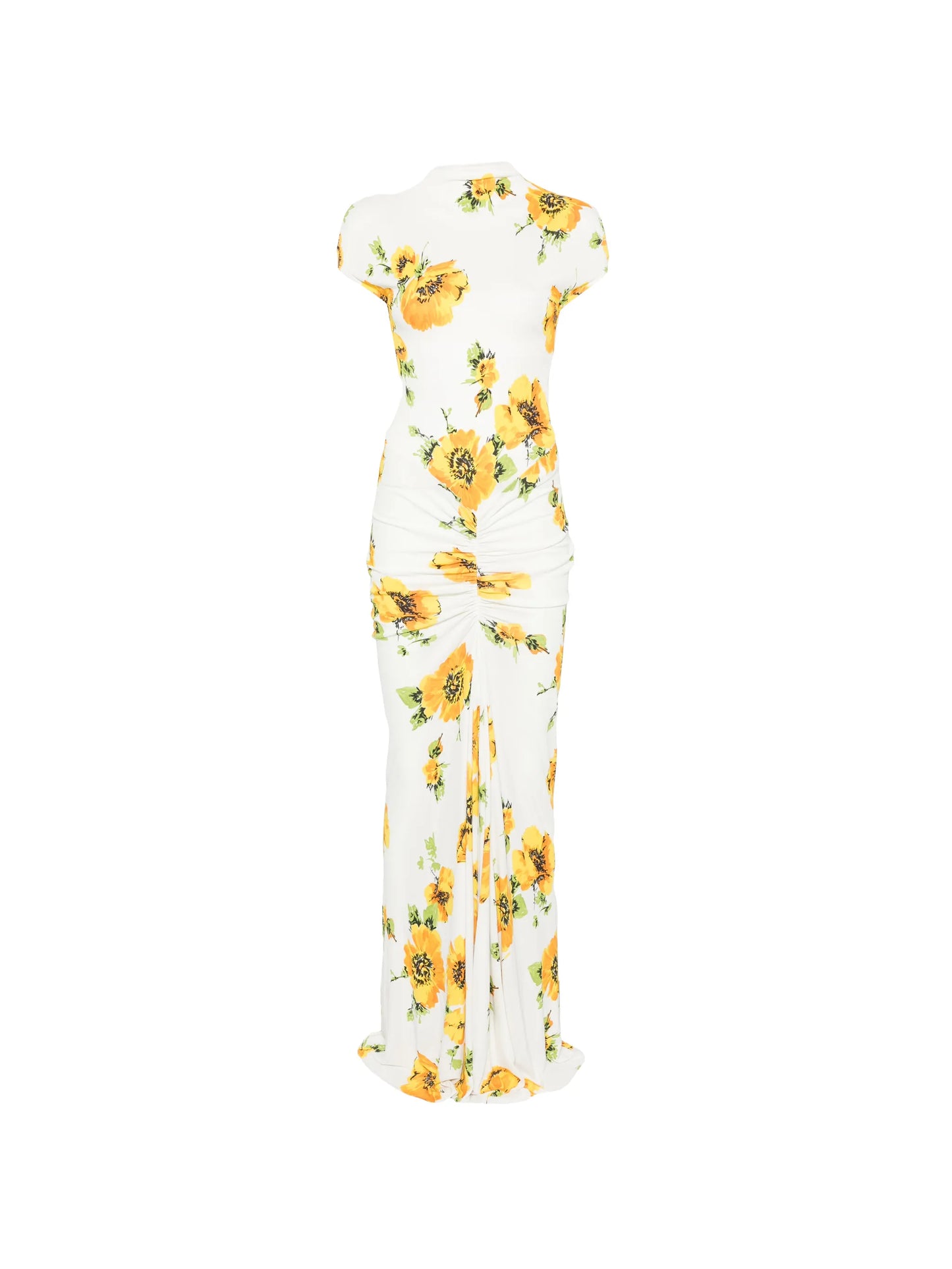 floral-print maxi dress