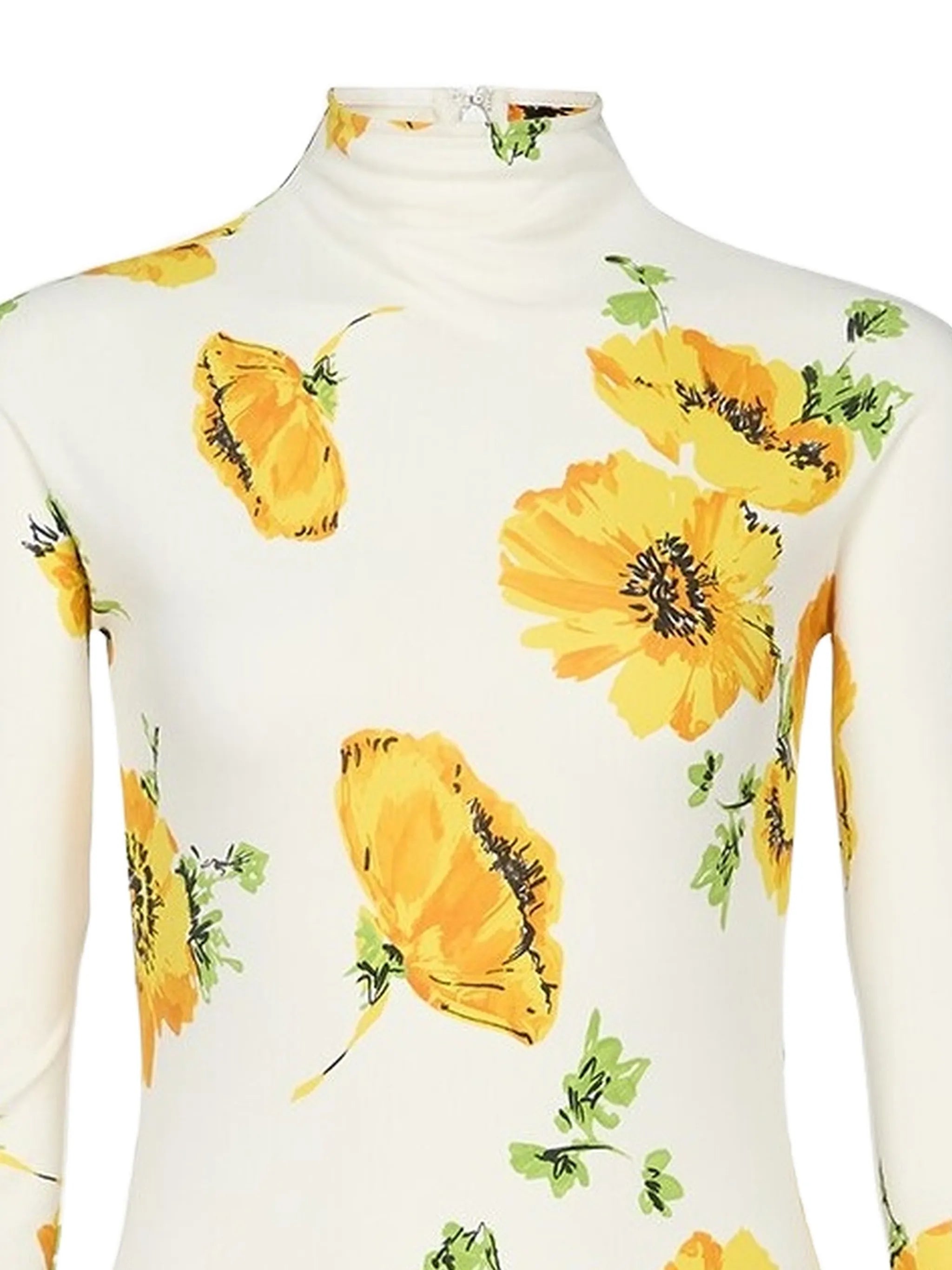 Secondskin floral-print bodysuit
