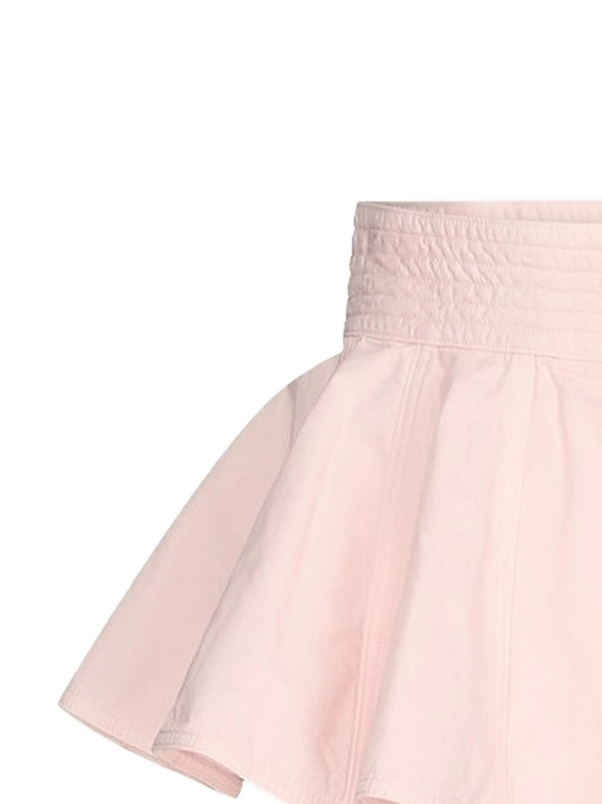 peplum-belt mini skirt