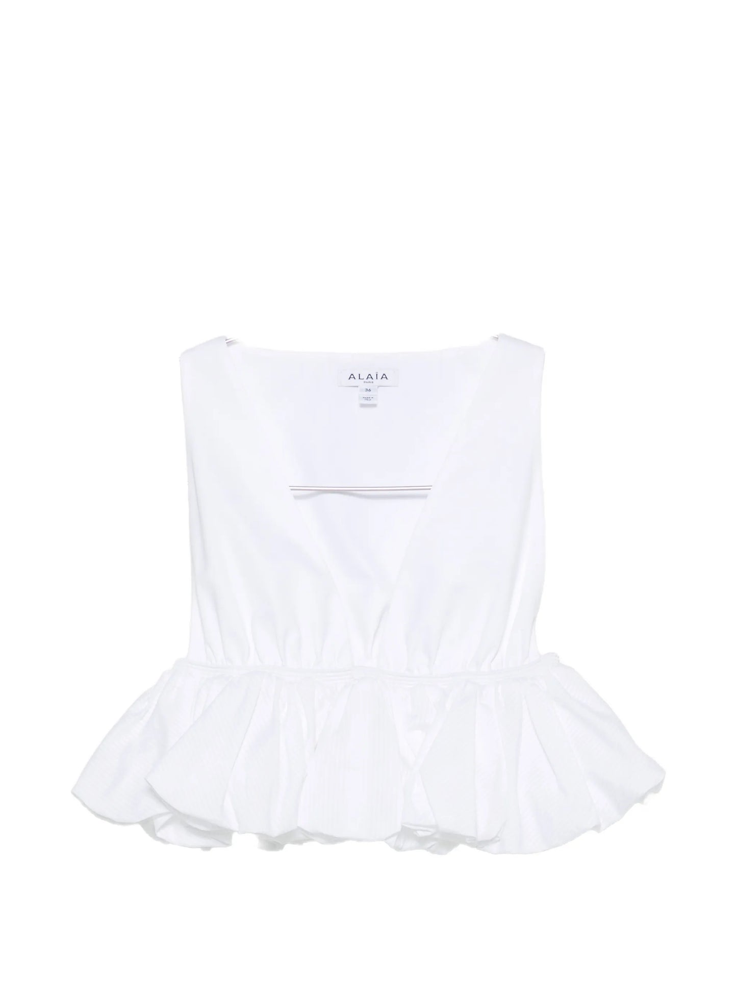 peplum cropped top