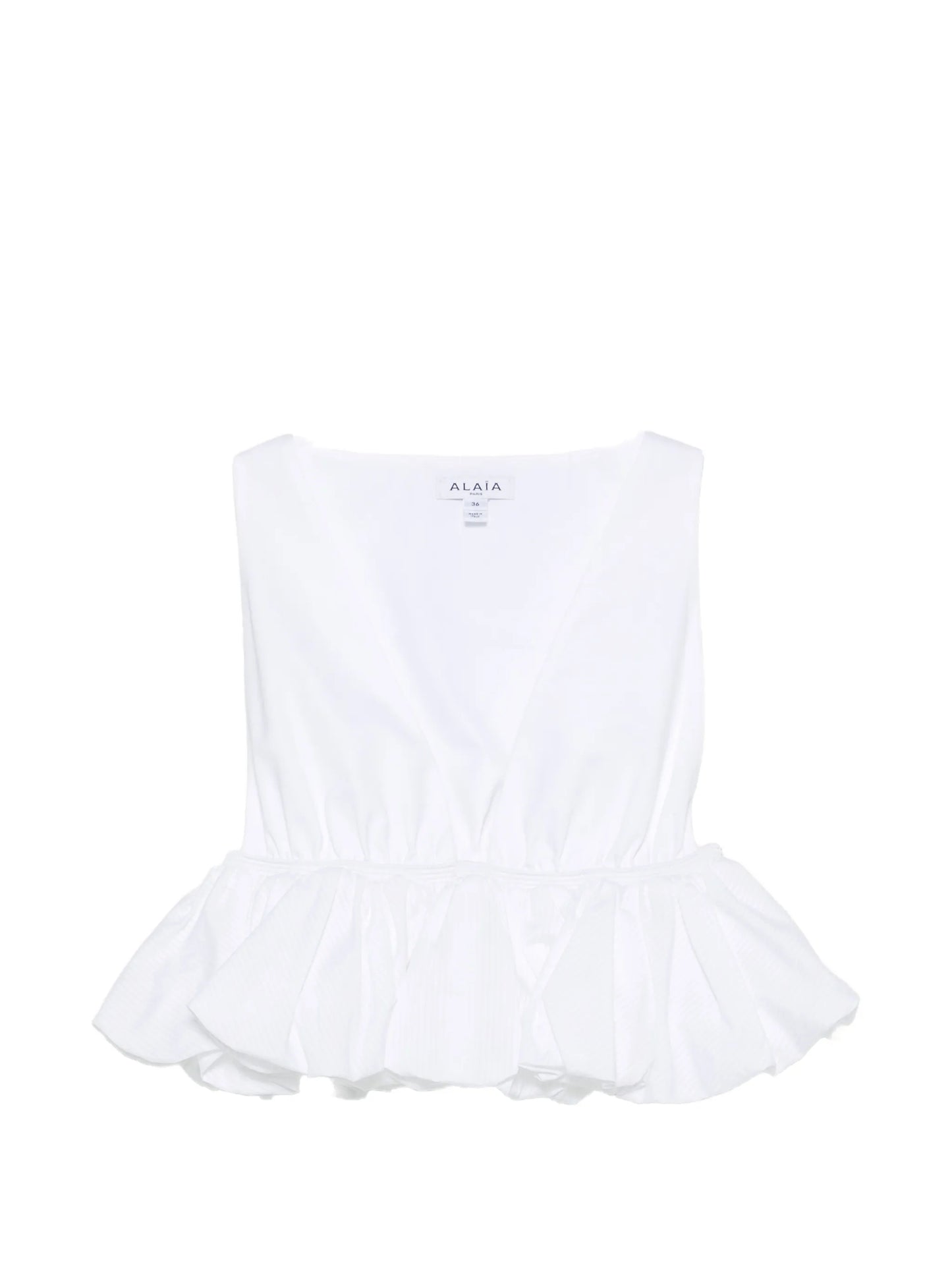 peplum cropped top