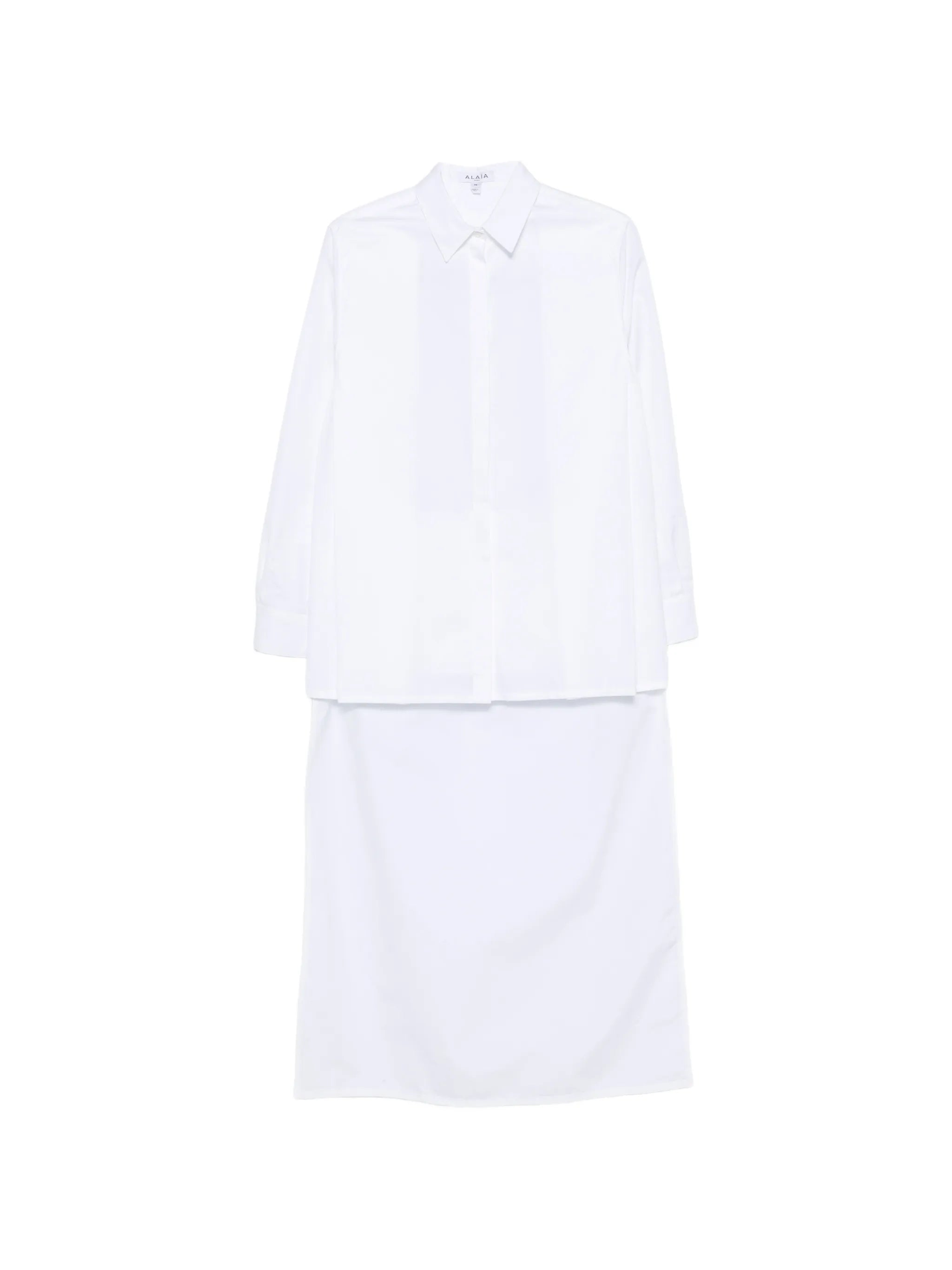Asymmetric cotton shirt