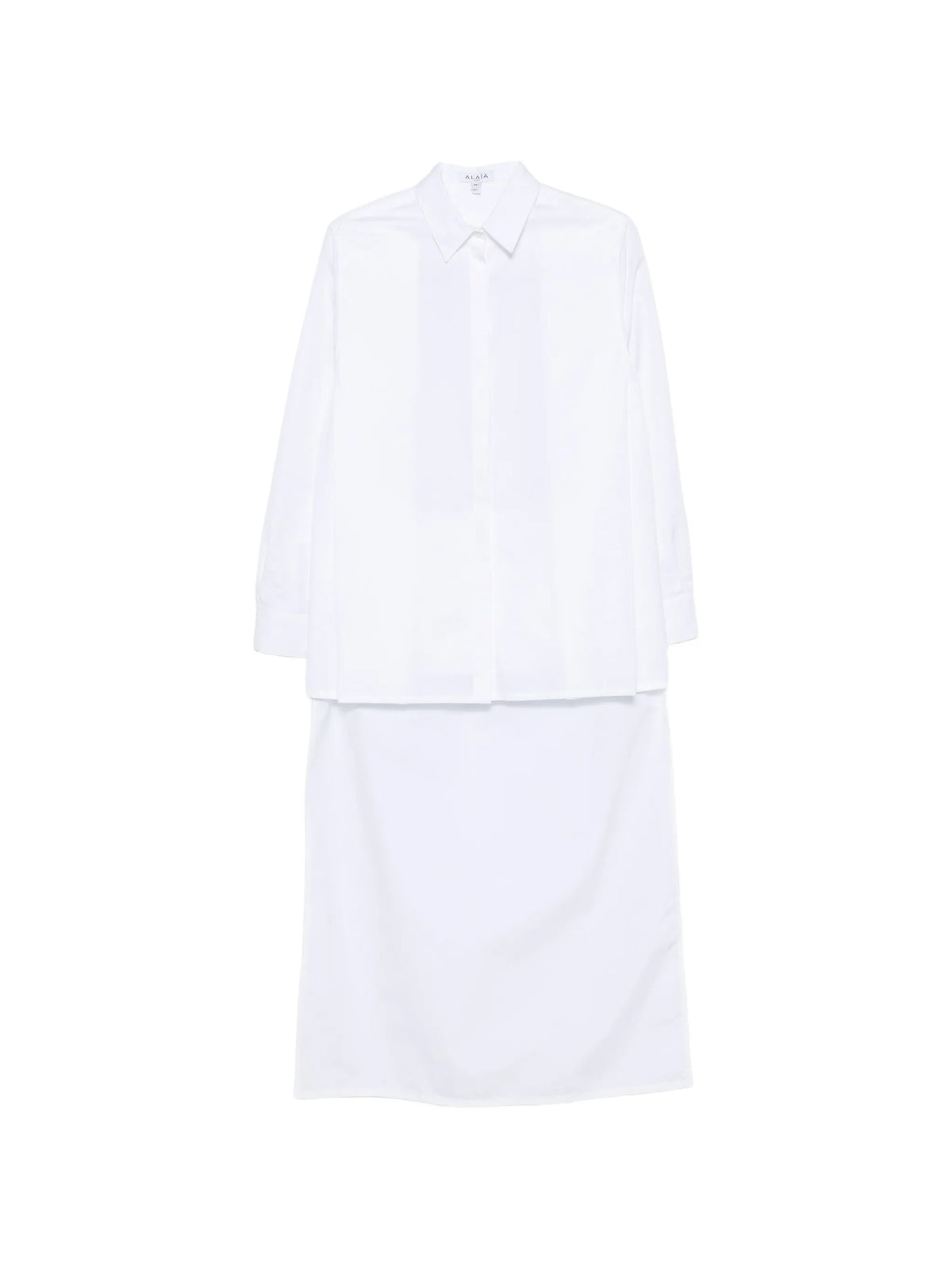 Asymmetric cotton shirt