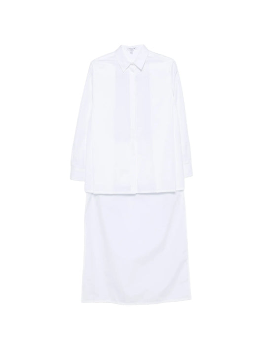 asymmetric cotton shirt