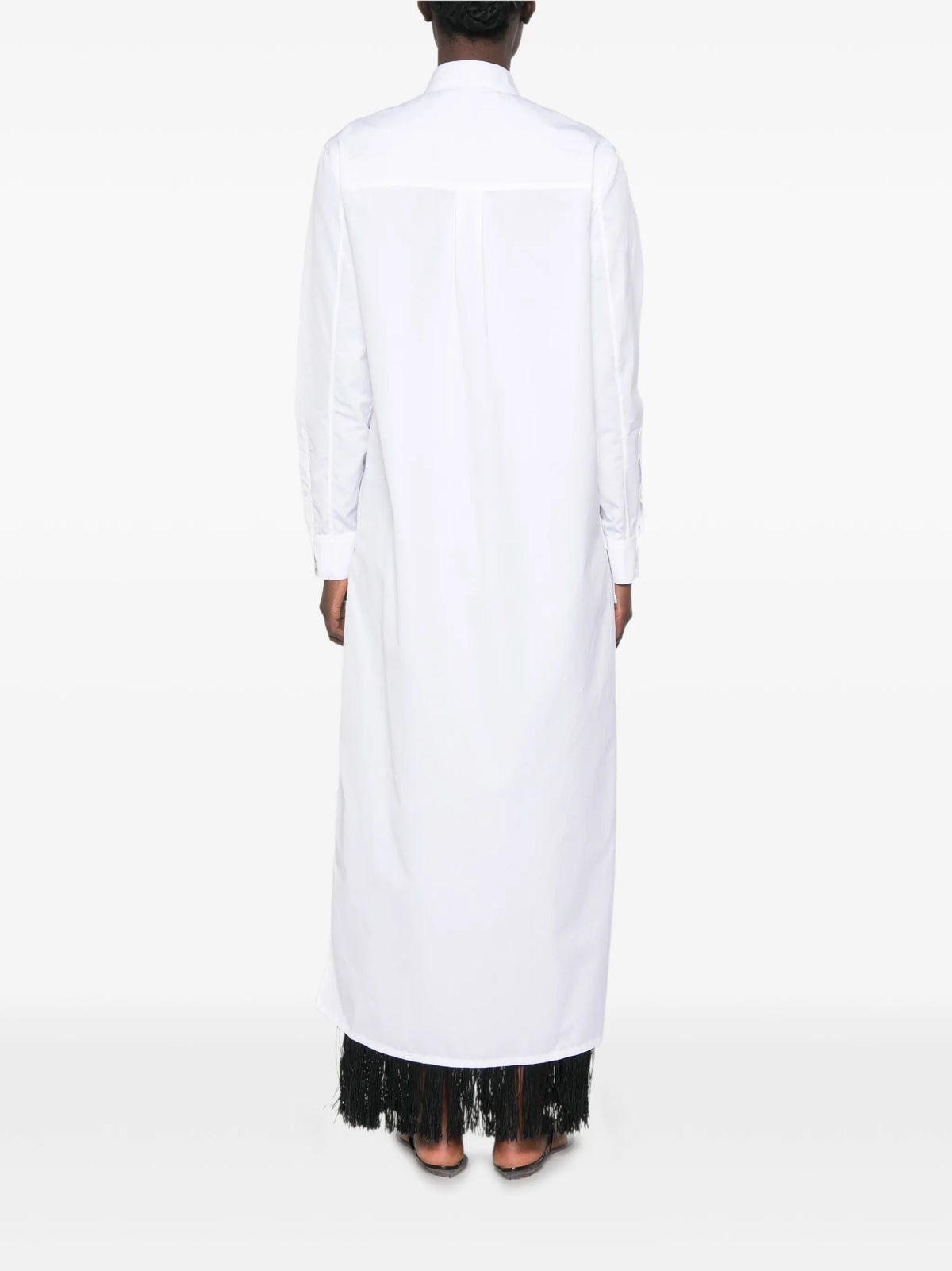Asymmetric cotton shirt