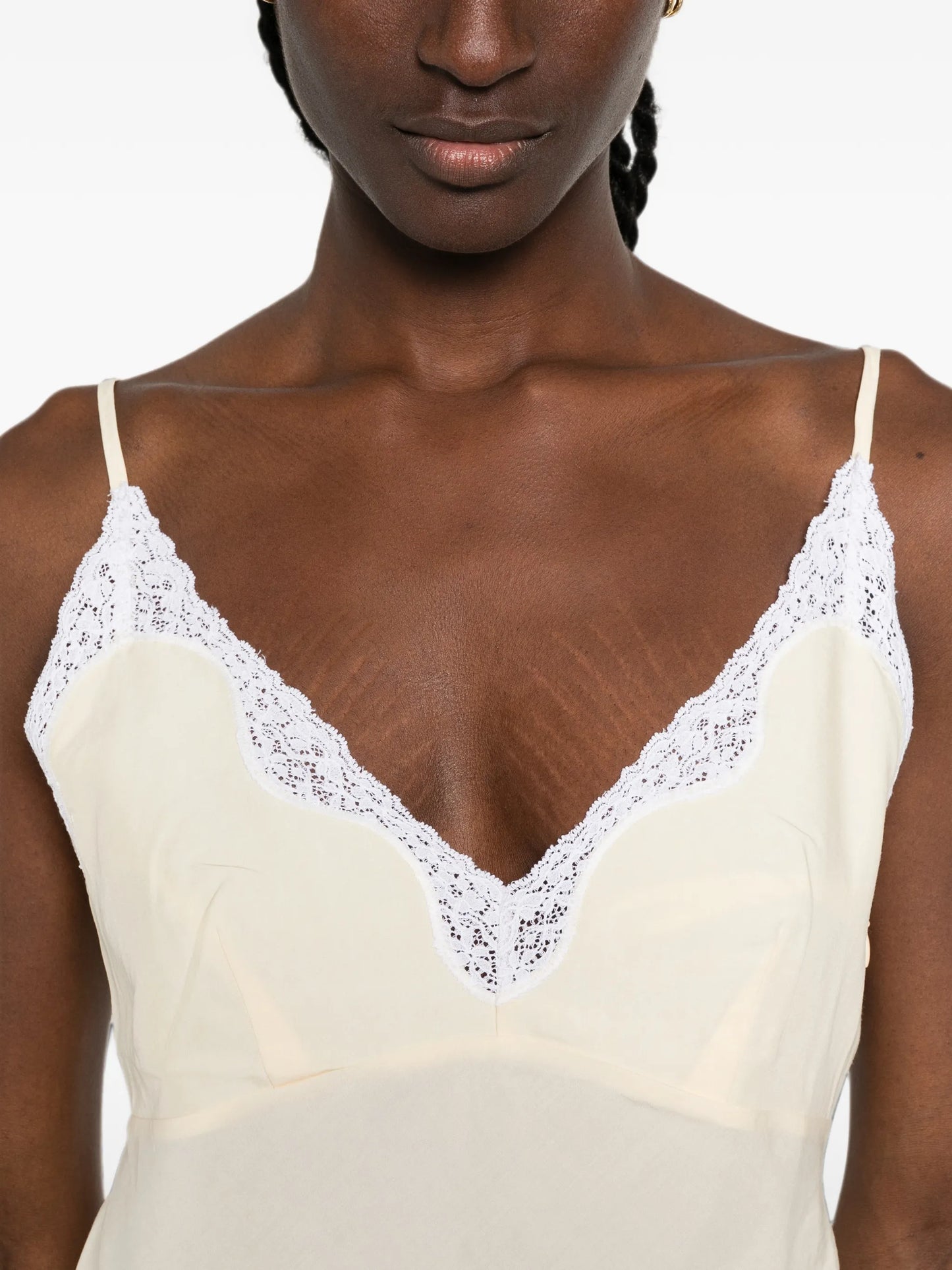 Tabitha lace-trim top