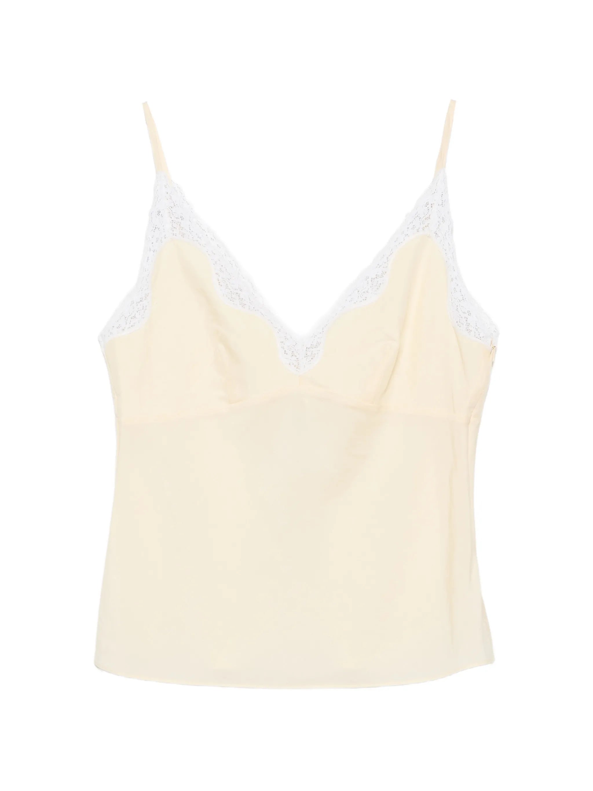 Tabitha lace-trim top