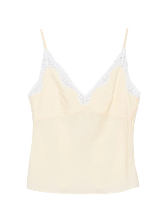 Tabitha lace-trim top