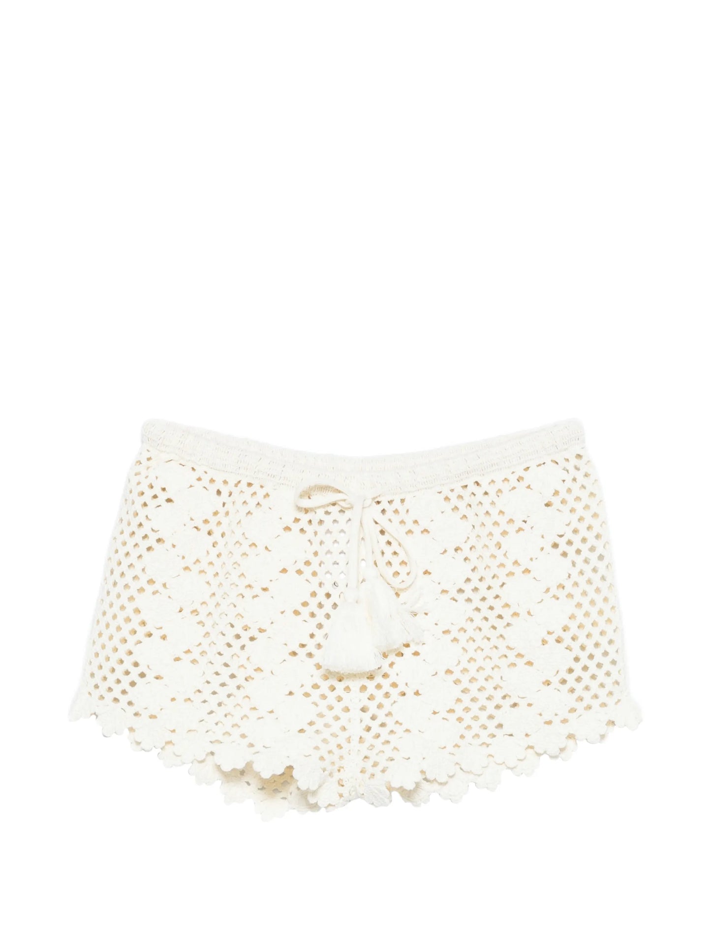 Saskia crochet-knit shorts