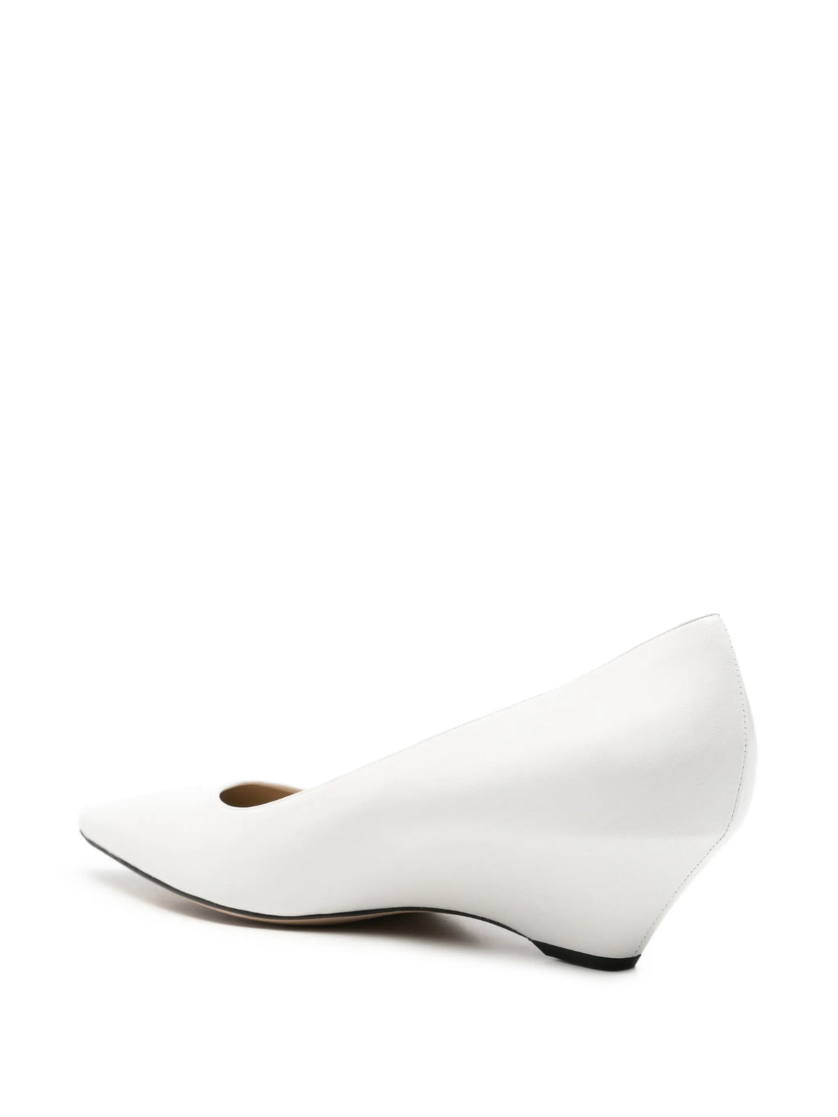 Liisa pointed-toe wedge pumps