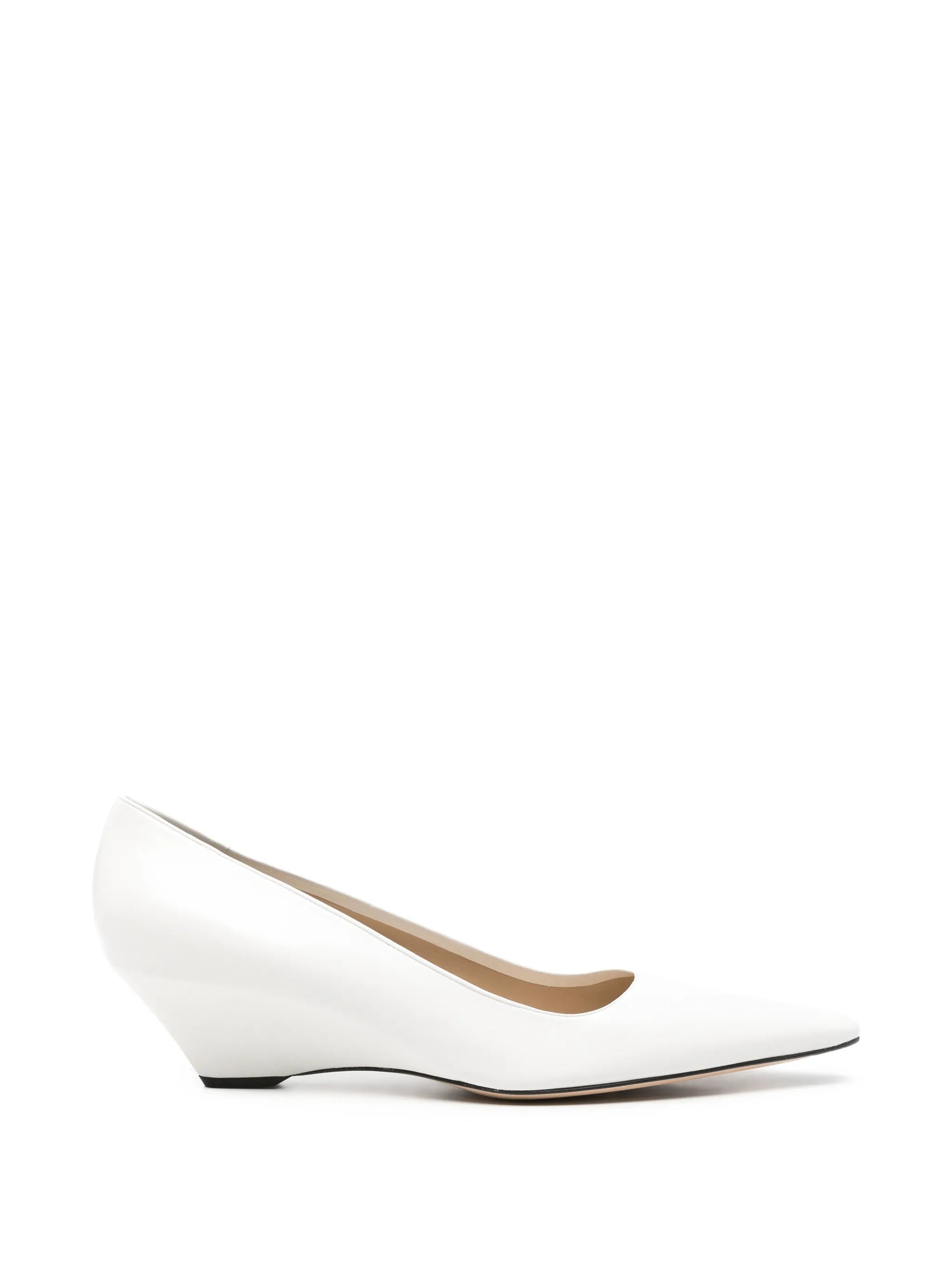Liisa pointed-toe wedge pumps