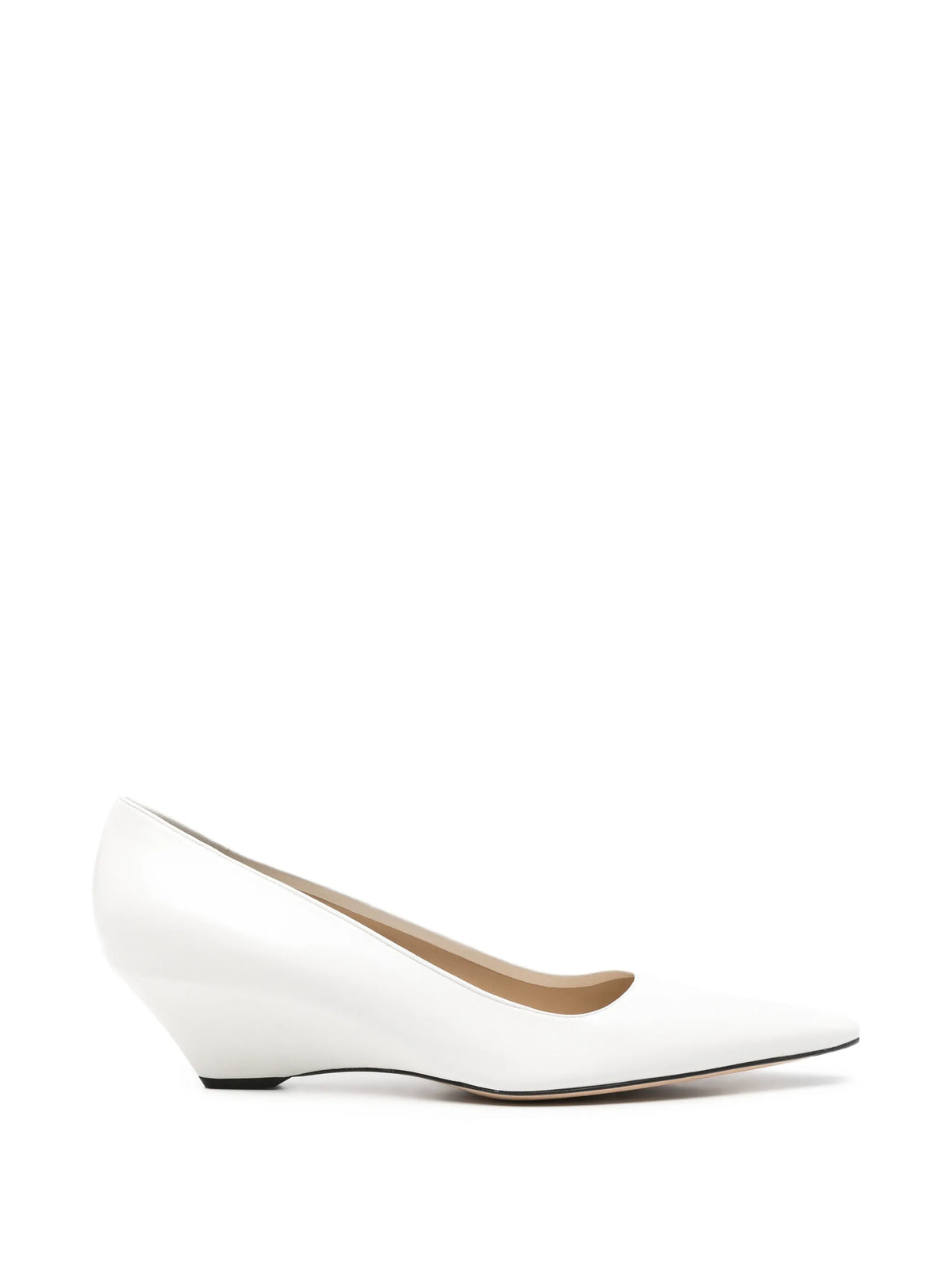 Liisa pointed-toe wedge pumps
