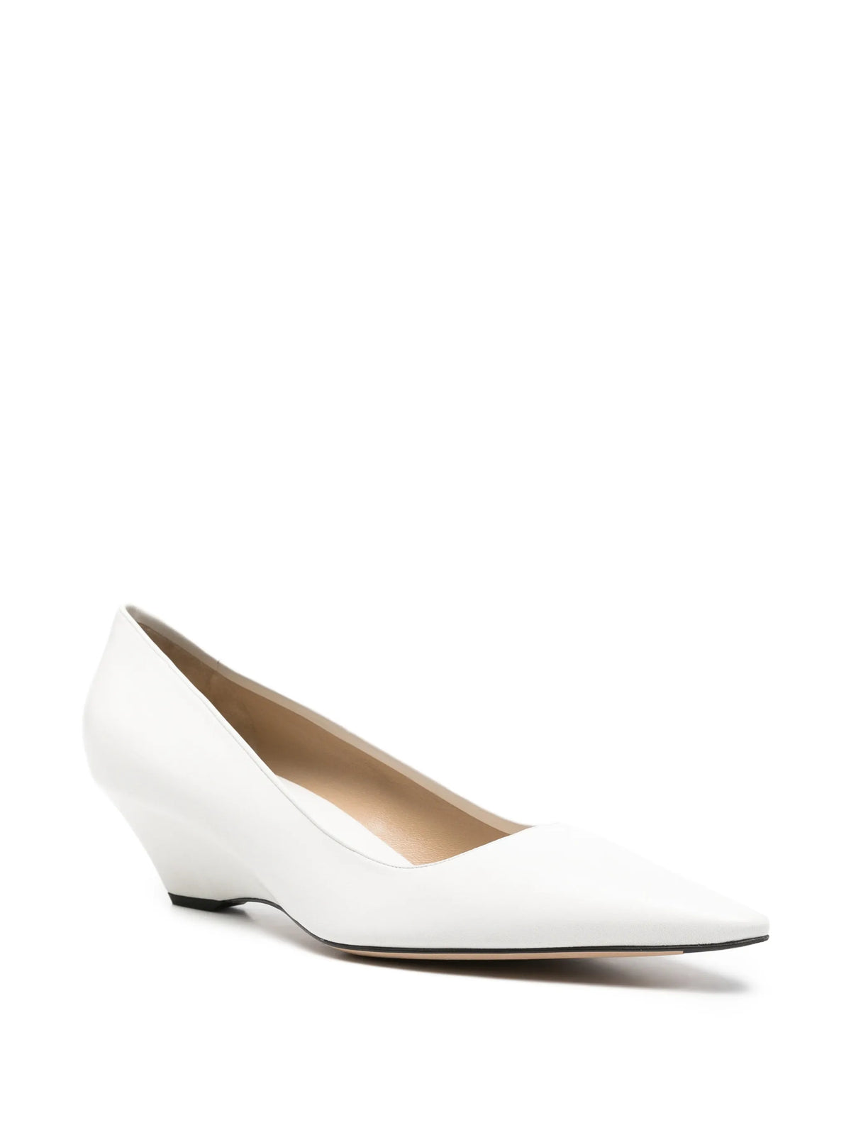 Liisa pointed-toe wedge pumps