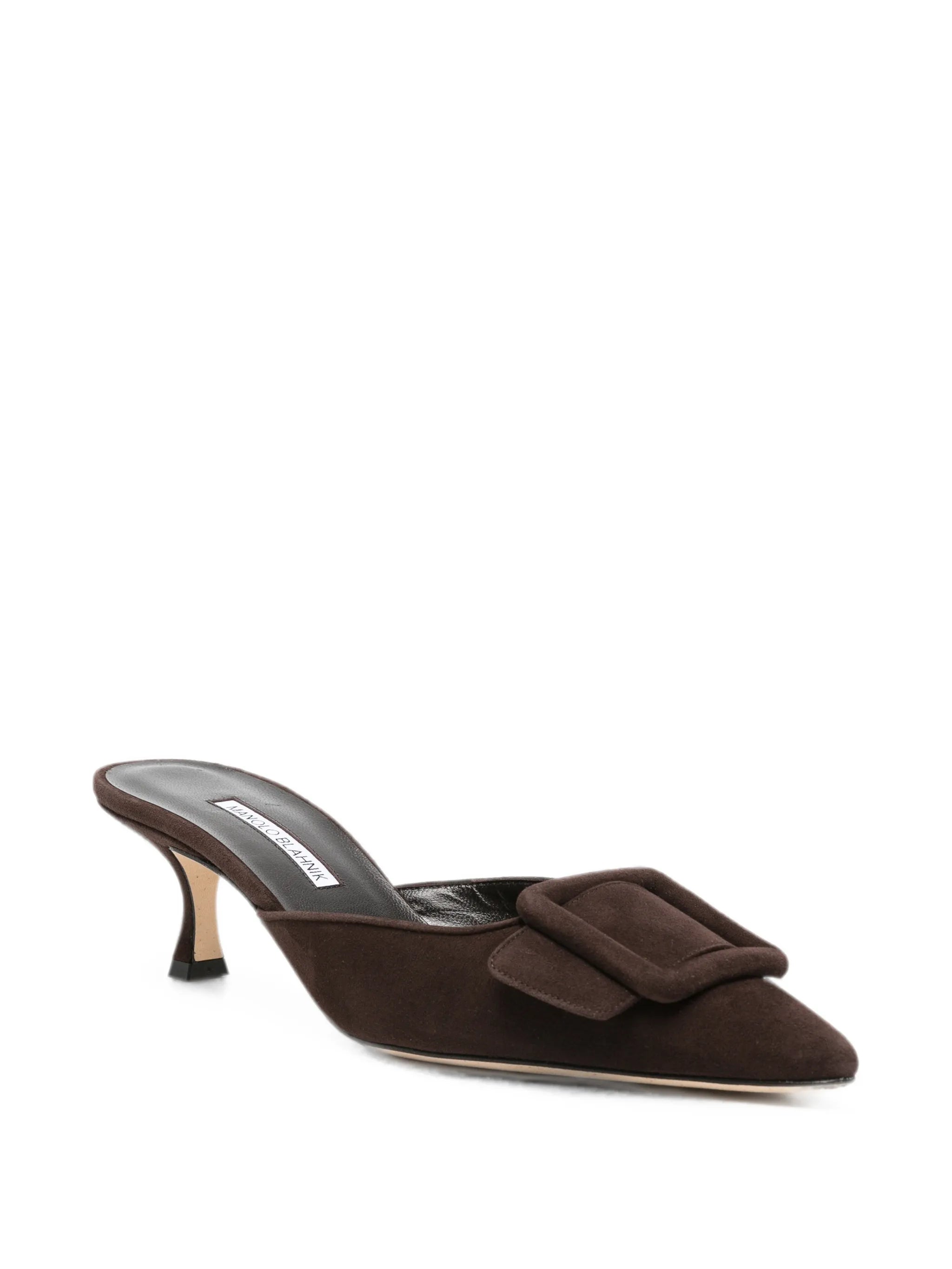 Maysale buckle-detail mules