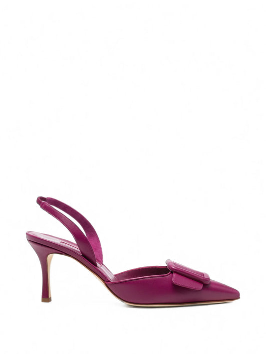Maysli buckle-detail slingback pumps