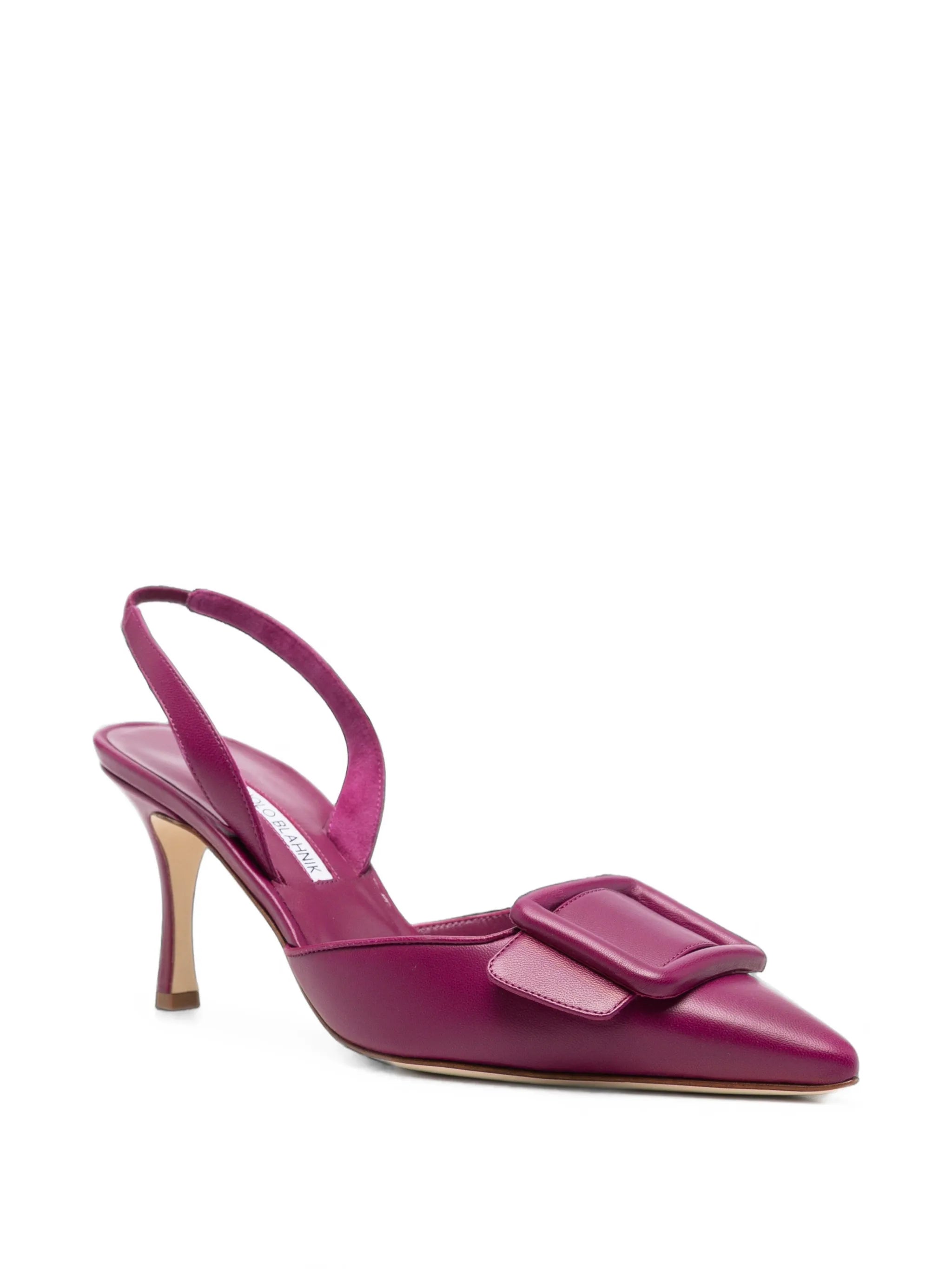 Maysli buckle-detail slingback pumps