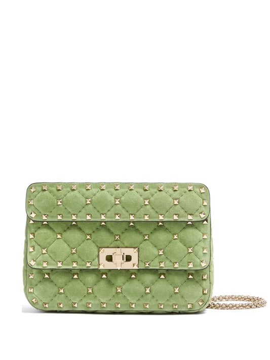 Valentino Garavani Rockstud spike small suede bag