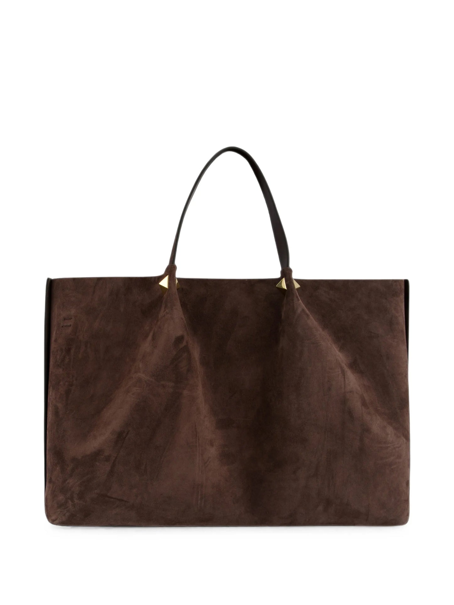 large shopping bag in soft suede