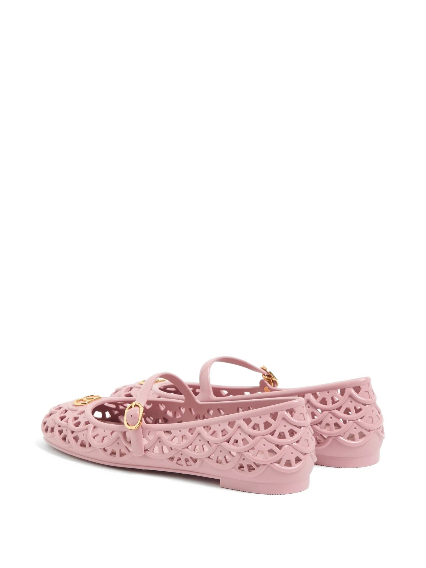 Ondette rubber ballerinas with scallop pattern 05mm