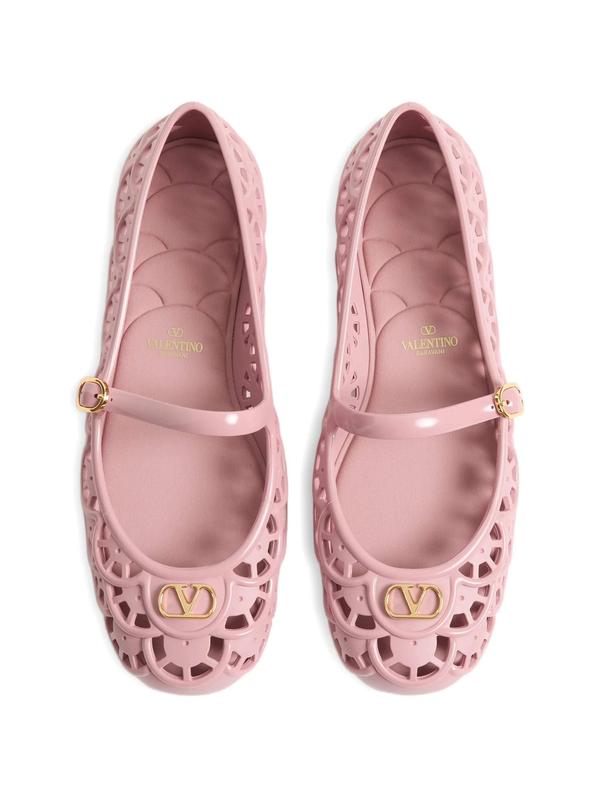 Ondette rubber ballerinas with scallop pattern 05mm