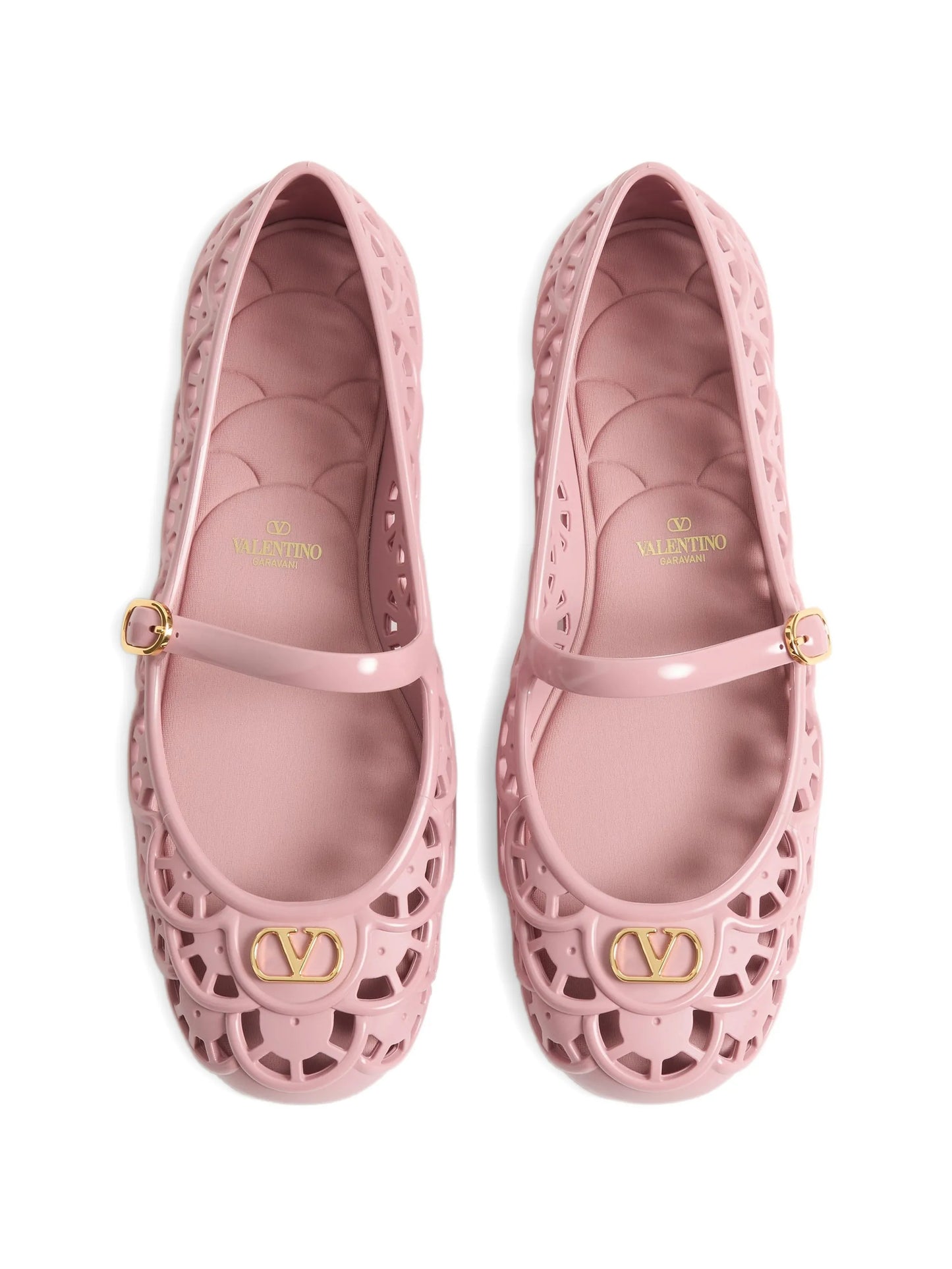 Ondette rubber ballerinas with scallop pattern 05mm