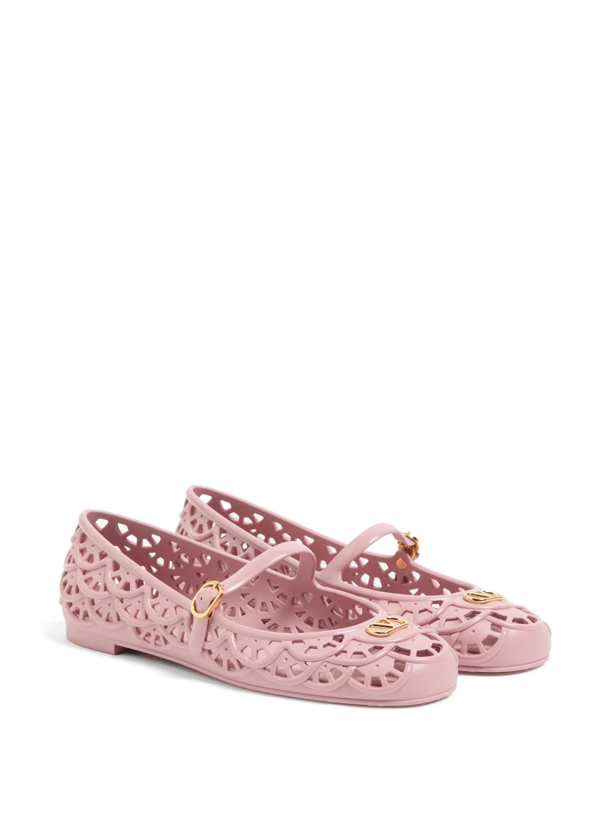 Ondette rubber ballerinas with scallop pattern 05mm