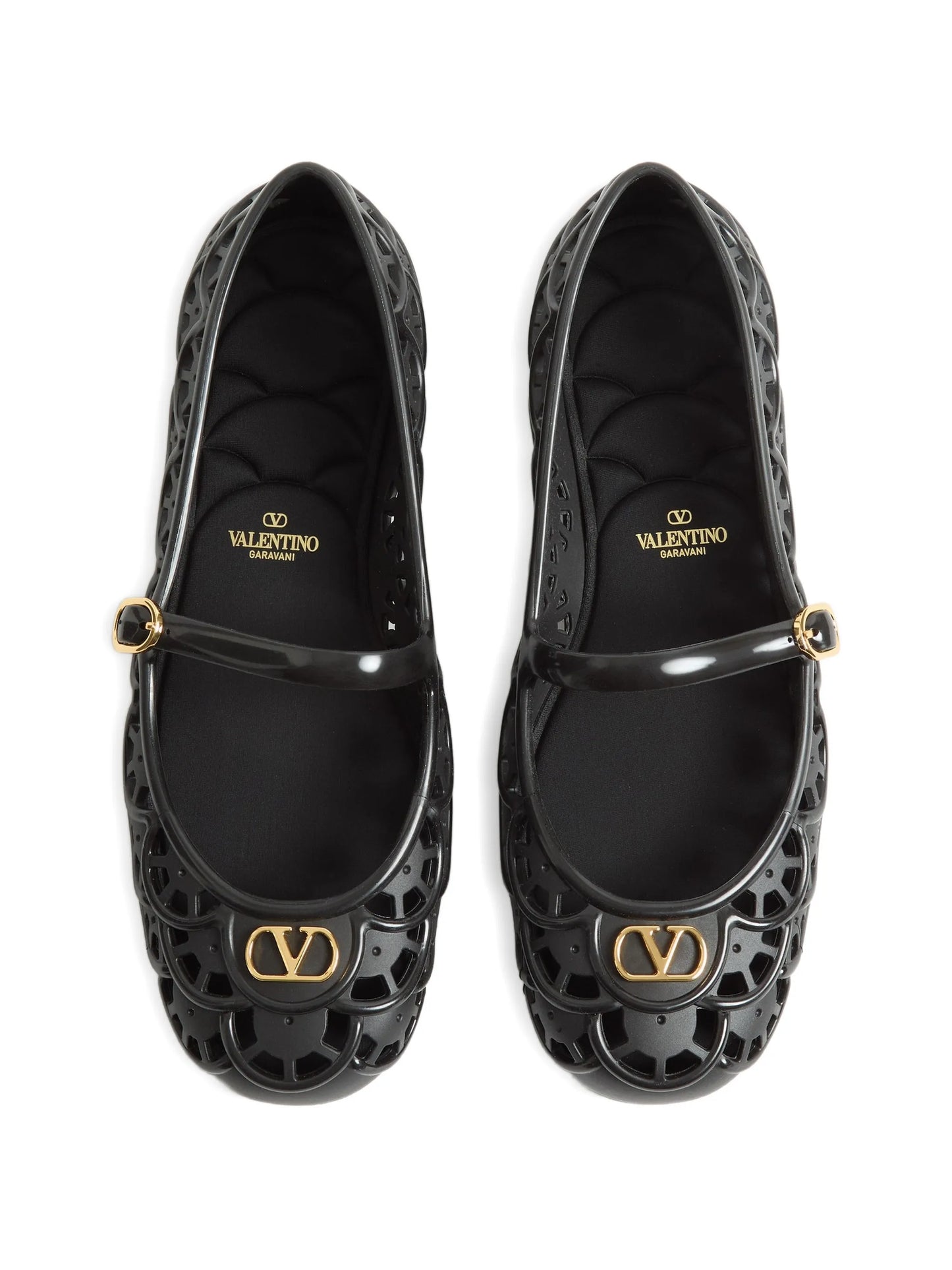 Ondette rubber ballerinas with scallop pattern 05mm
