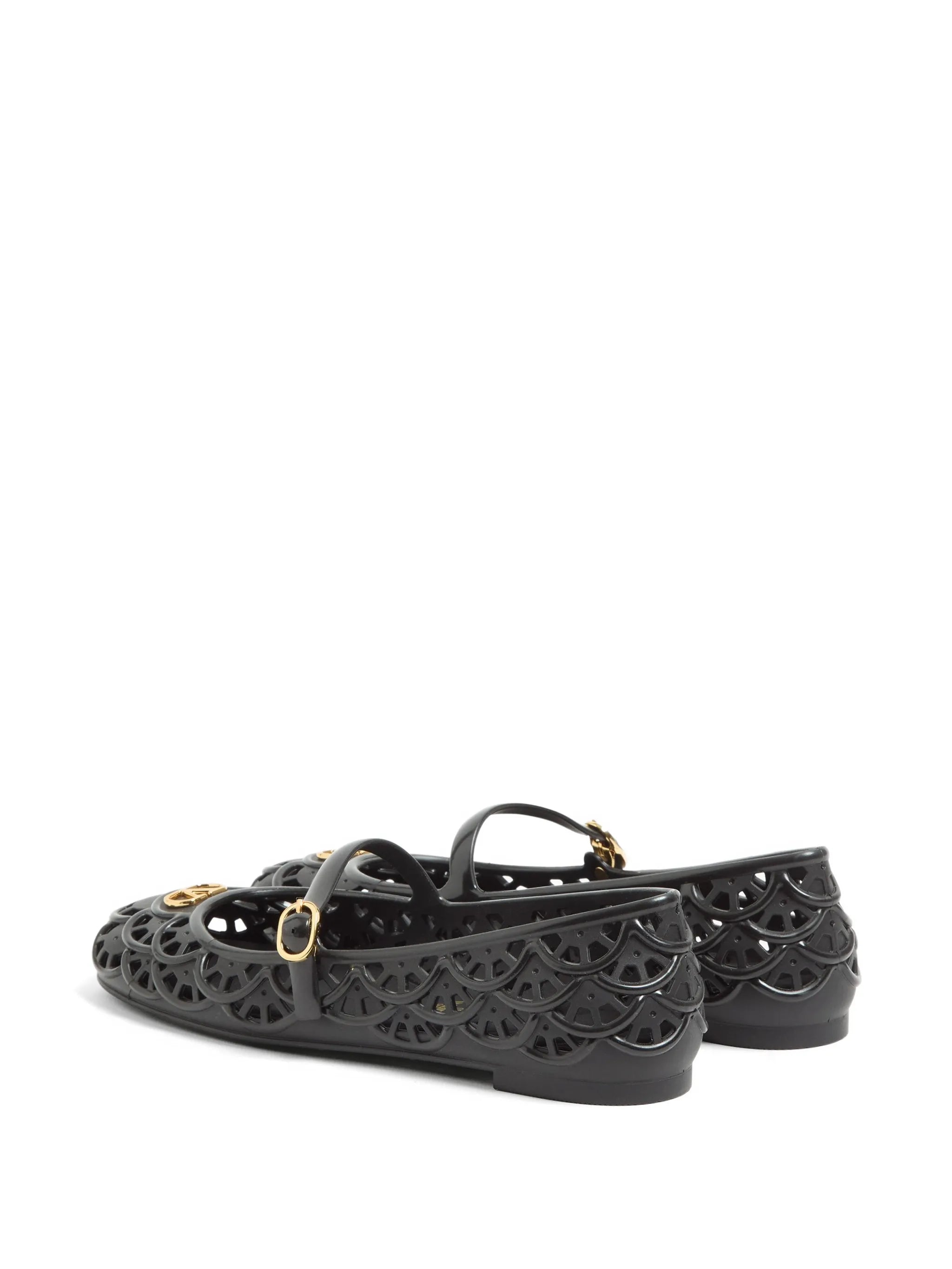 Ondette rubber ballerinas with scallop pattern 05mm