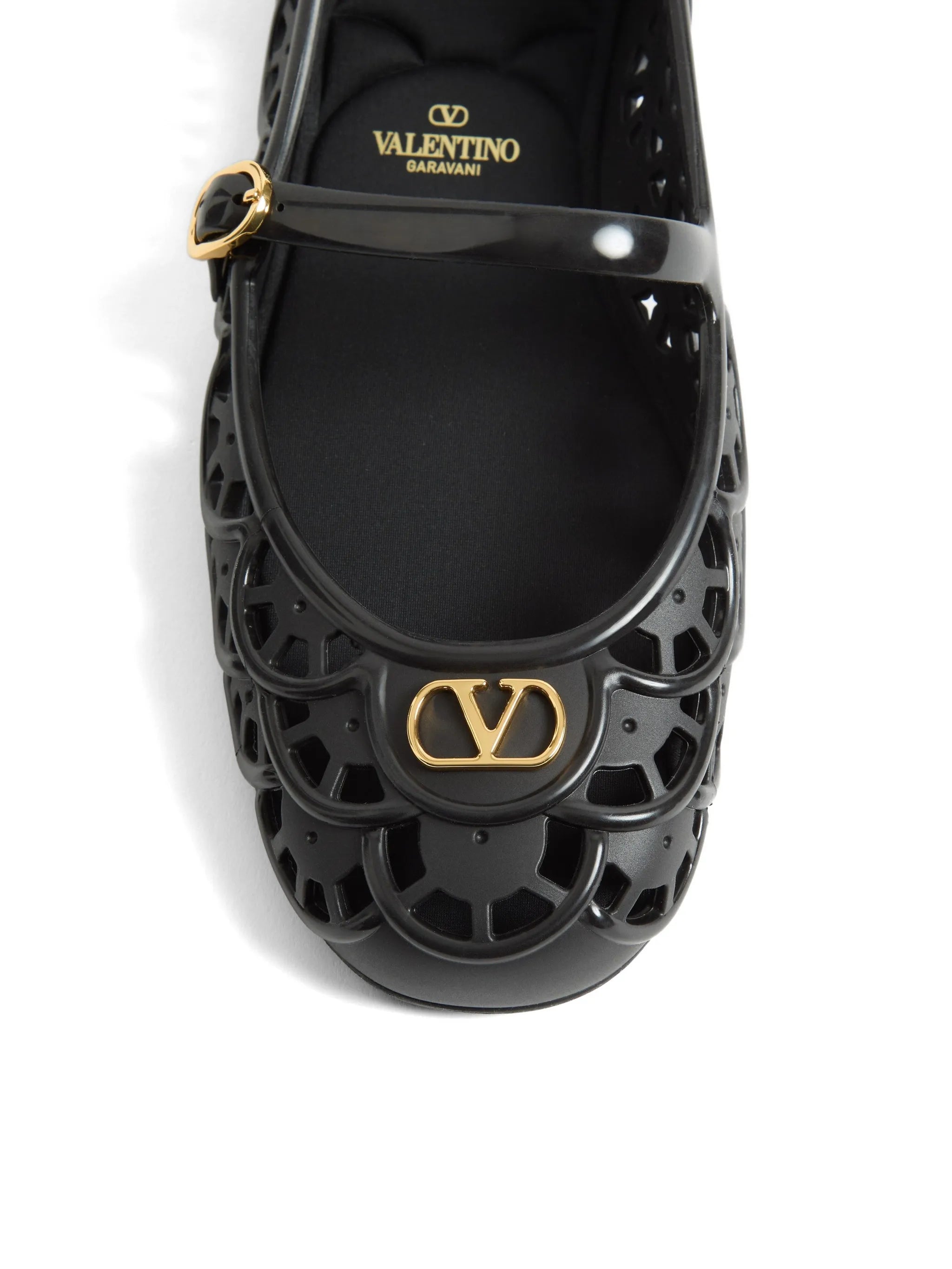 Ondette rubber ballerinas with scallop pattern 05mm