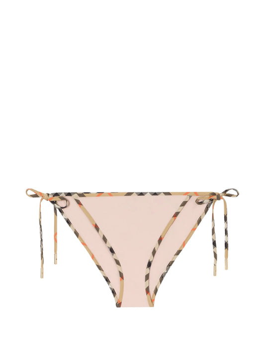 Check trim bikini briefs