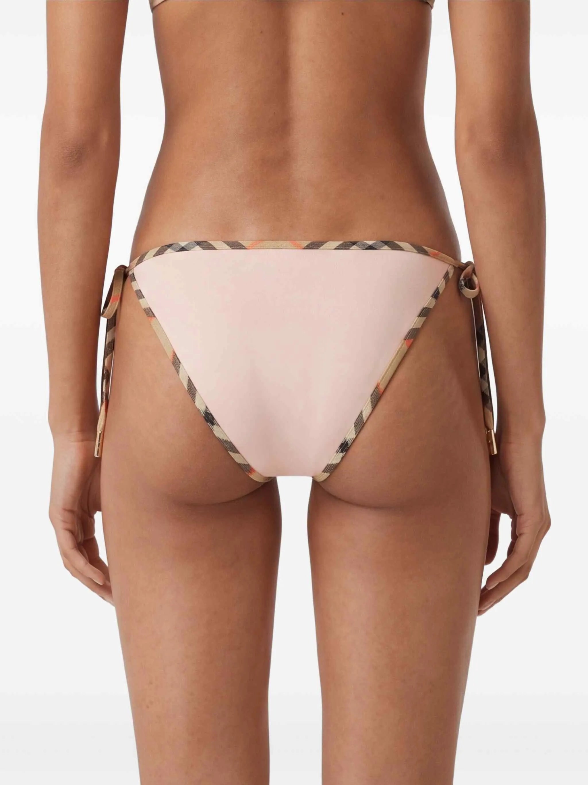 Check trim bikini briefs