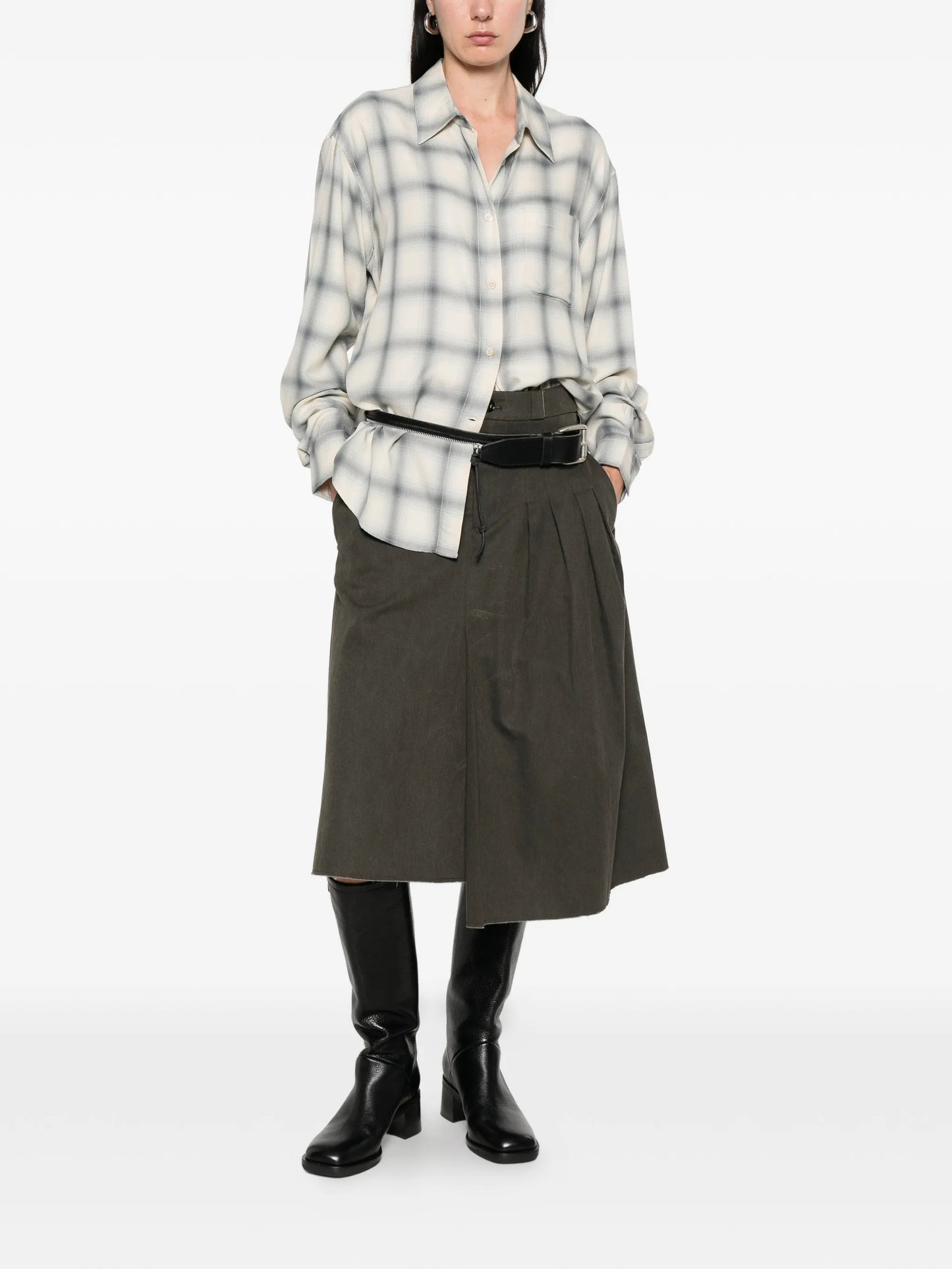 Forever plaid-pattern shirt