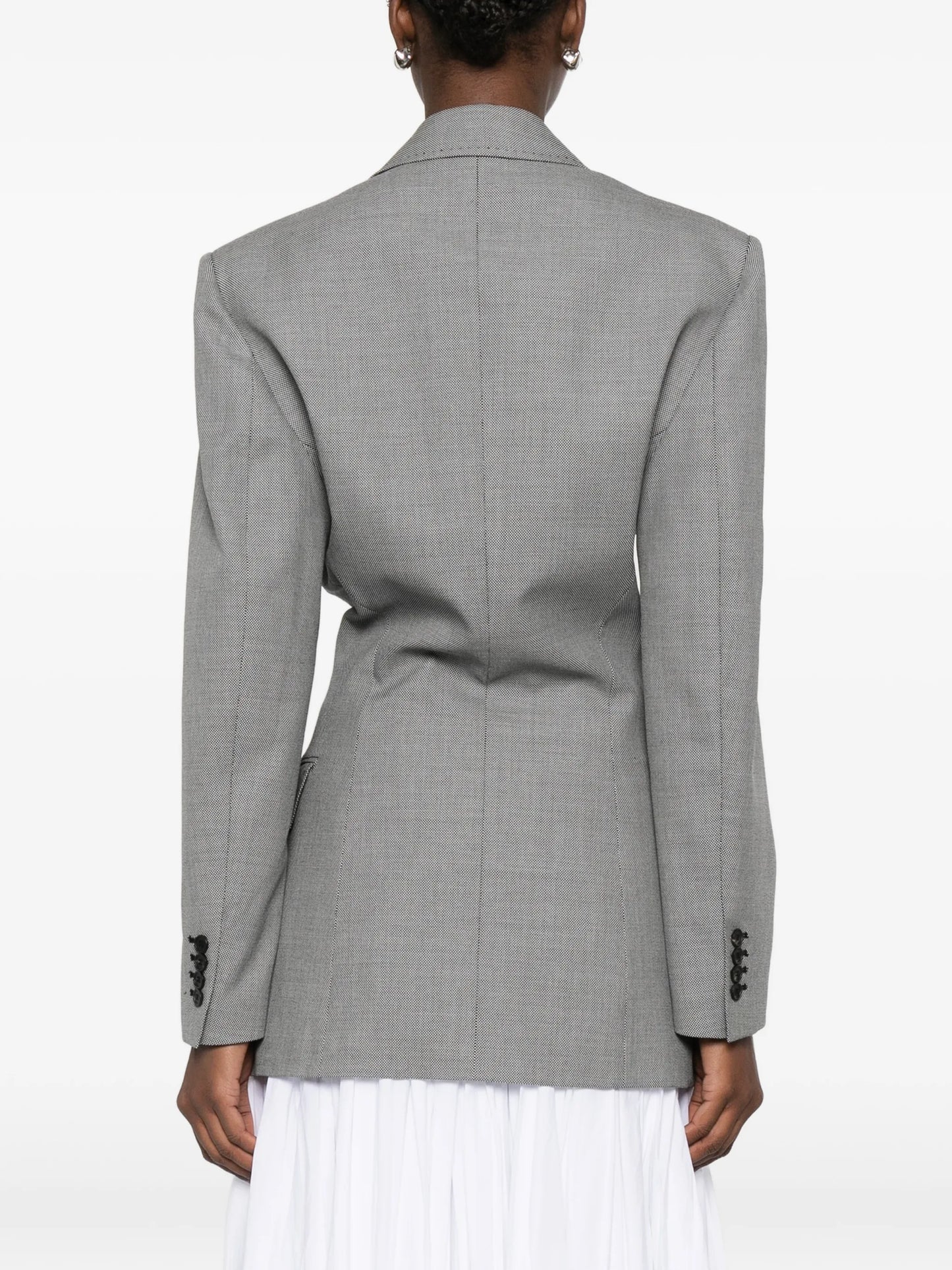 single-breasted blazer