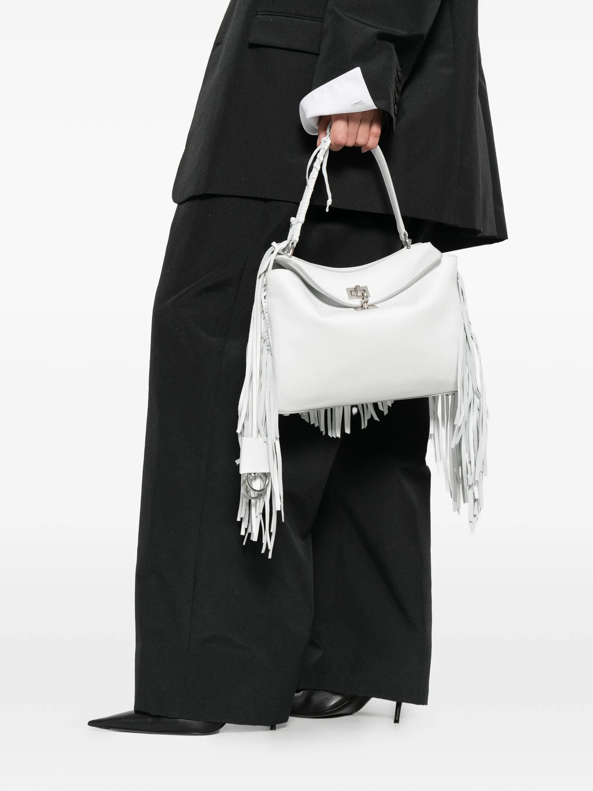 small Rodeo fringed tote bag