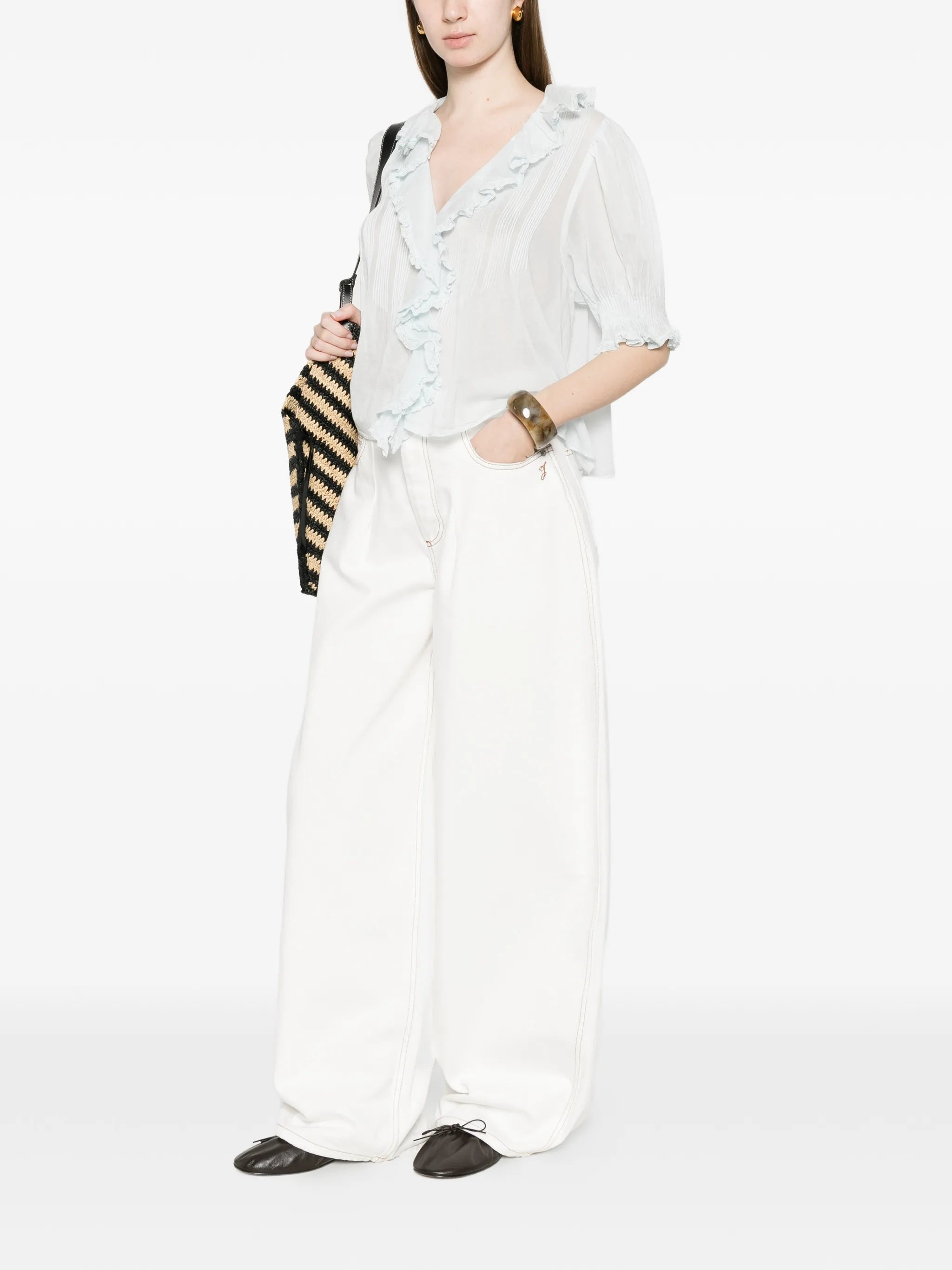 Henri ruffled blouse