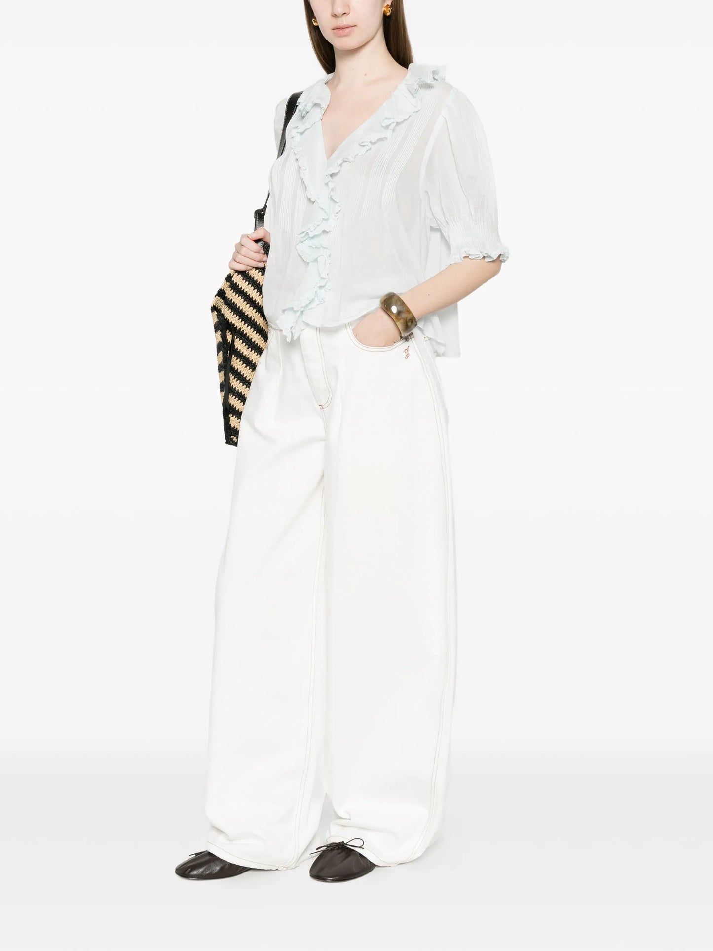 Henri ruffled blouse