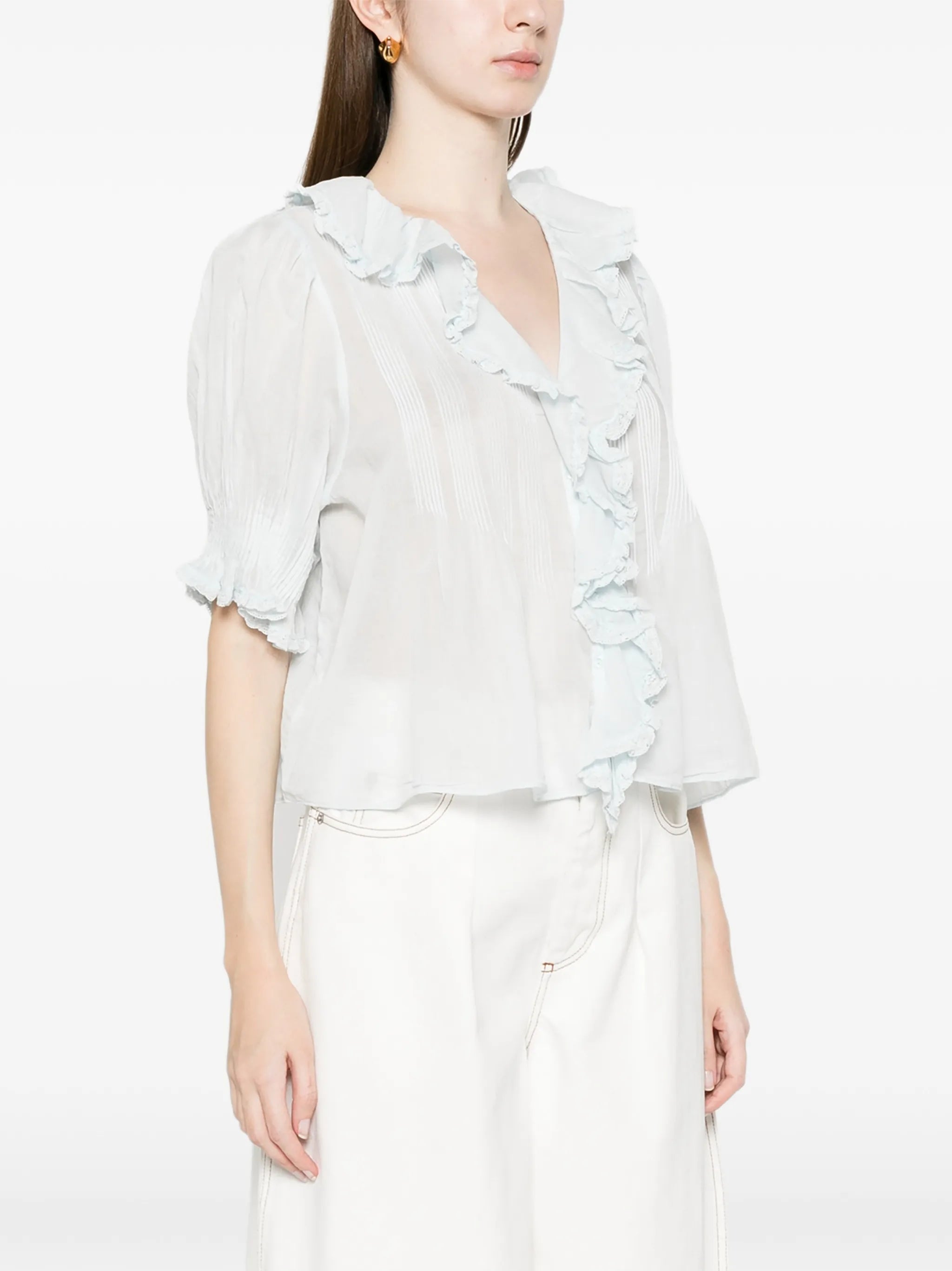 Henri ruffled blouse