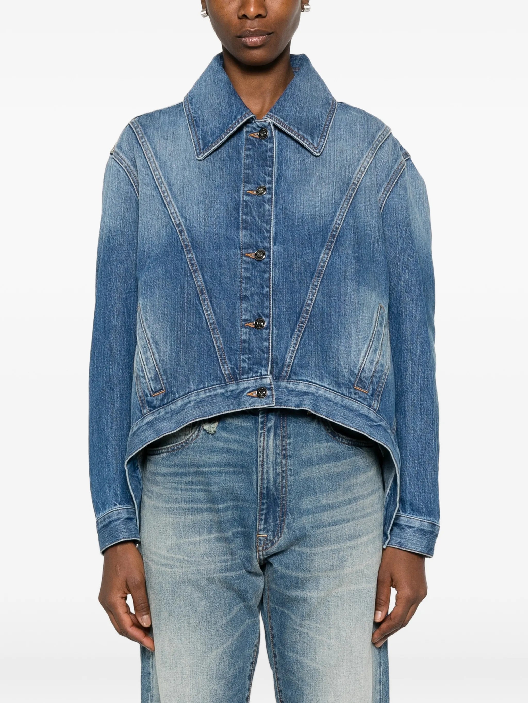button denim jacket