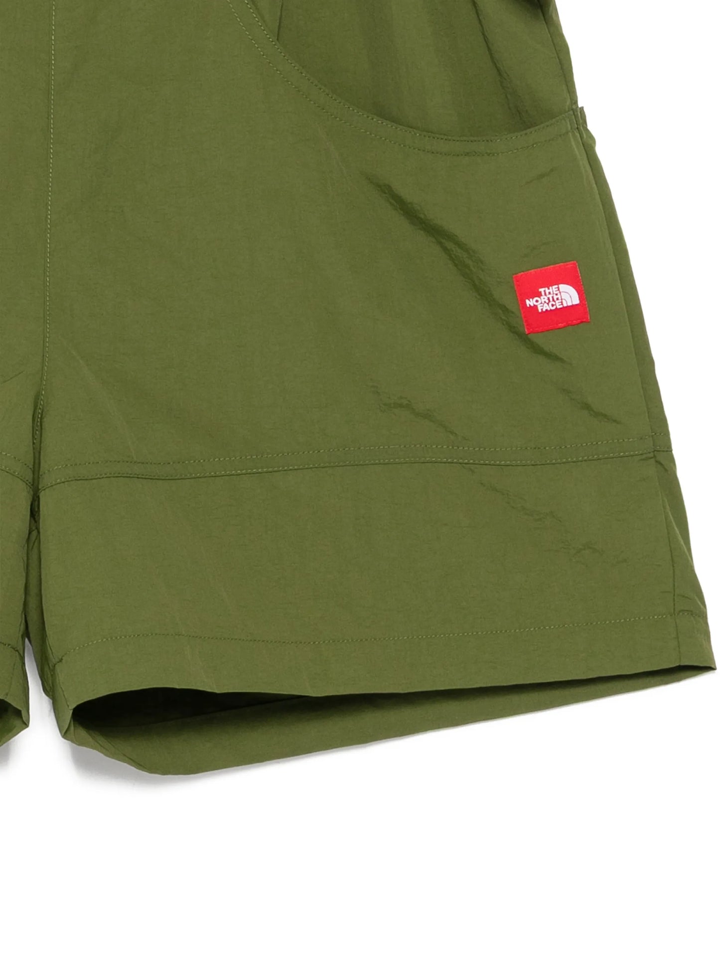 Red Box belted shorts
