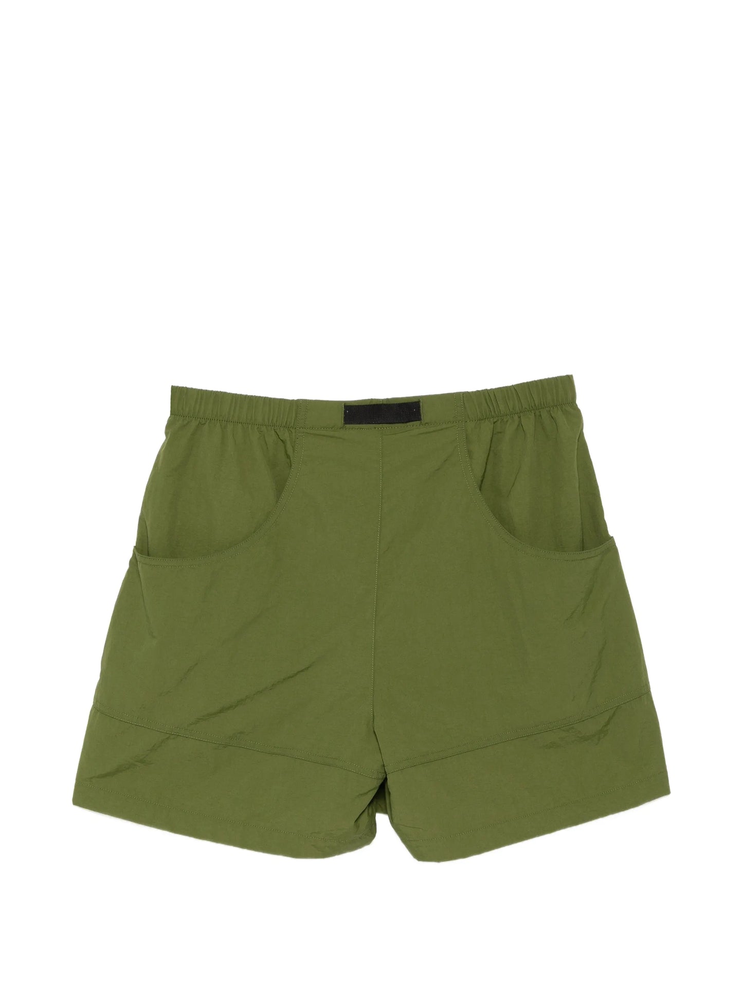 Red Box belted shorts