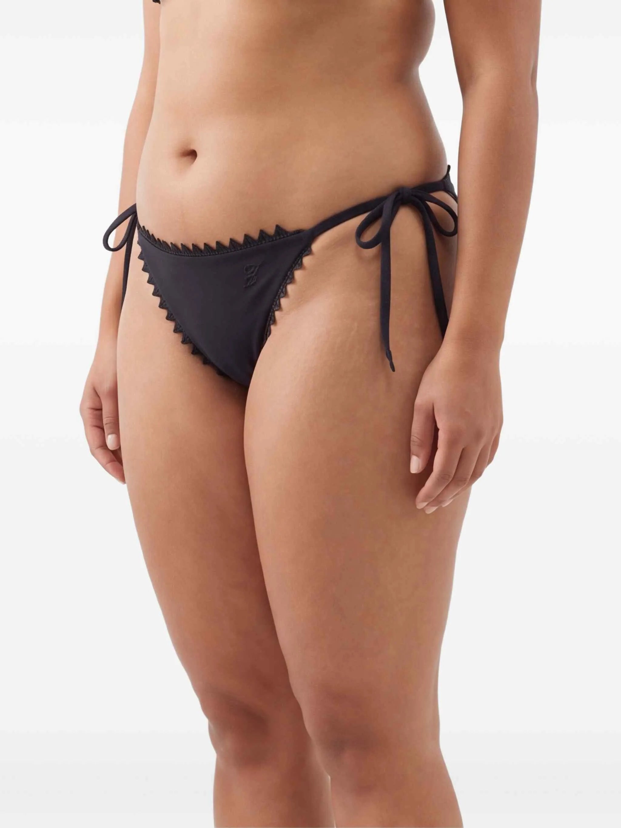 Picot bikini bottoms