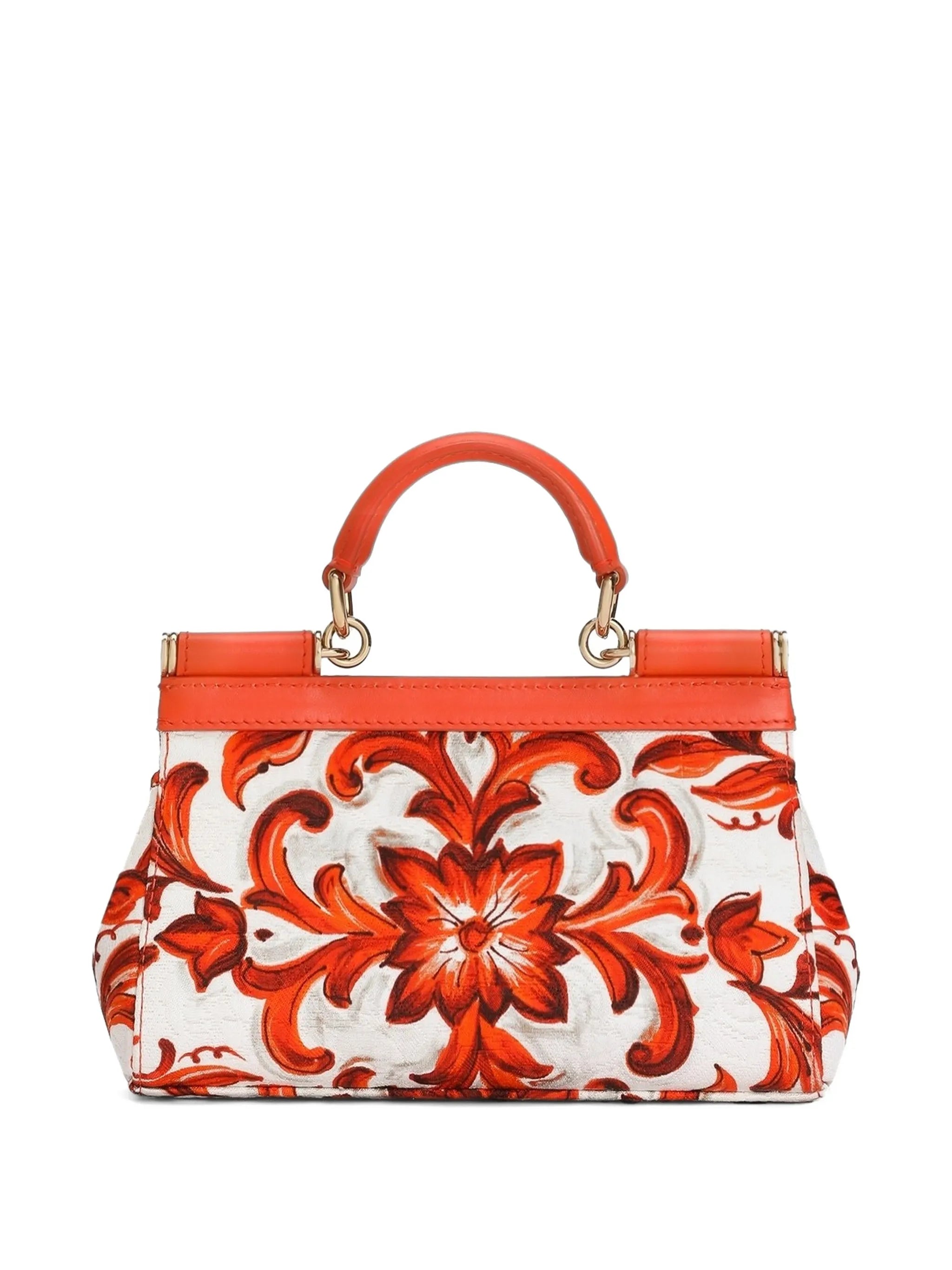 mini Sicily handbag with embroidery and bezels